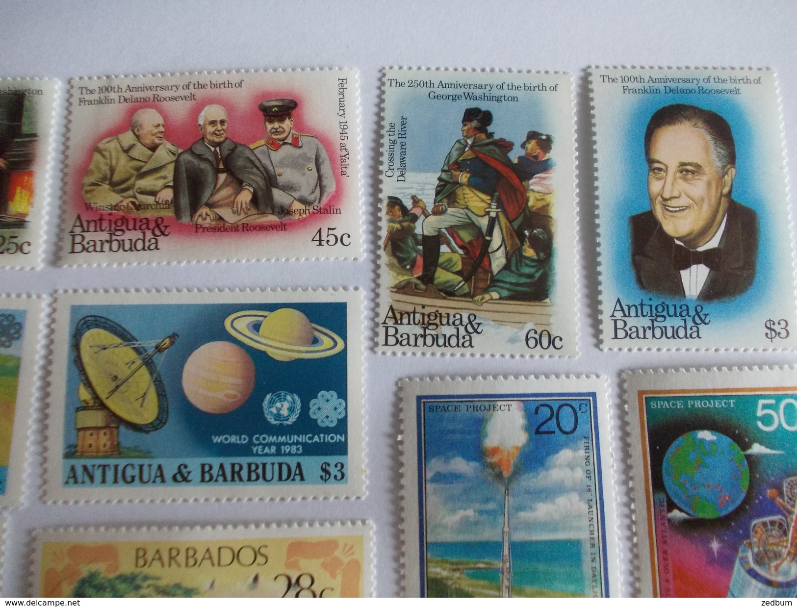 TIMBRE Antigua Et Barbuda Barbades Valeur Mini 16.40 &euro; - Antigua Et Barbuda (1981-...)