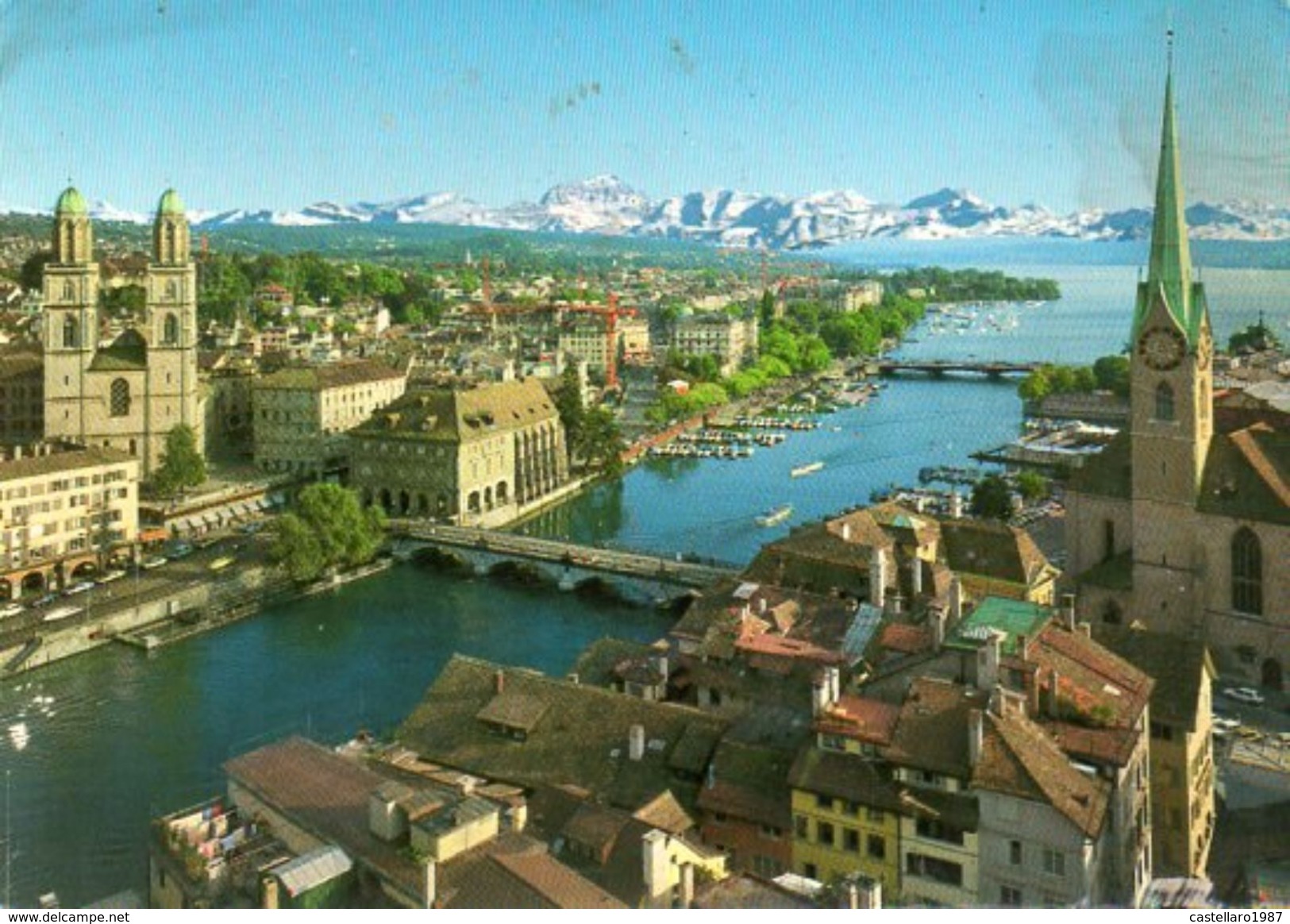 Zürich Und Die Alpen - Zurich Et Les Alpes - Zurich Ant The Alps - Schweiz/Suisse/Svizzera/Switerland - Andere & Zonder Classificatie