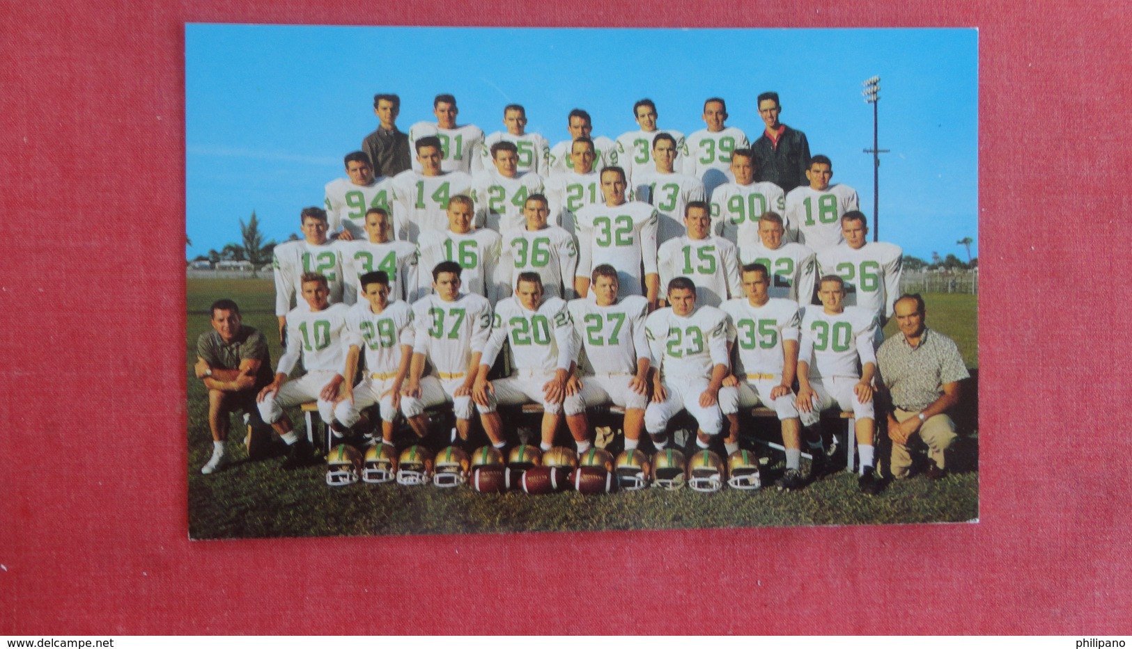 Football  1960 Green Hornet Riviera Beach High School Florida    > Ref 2647 - Autres & Non Classés