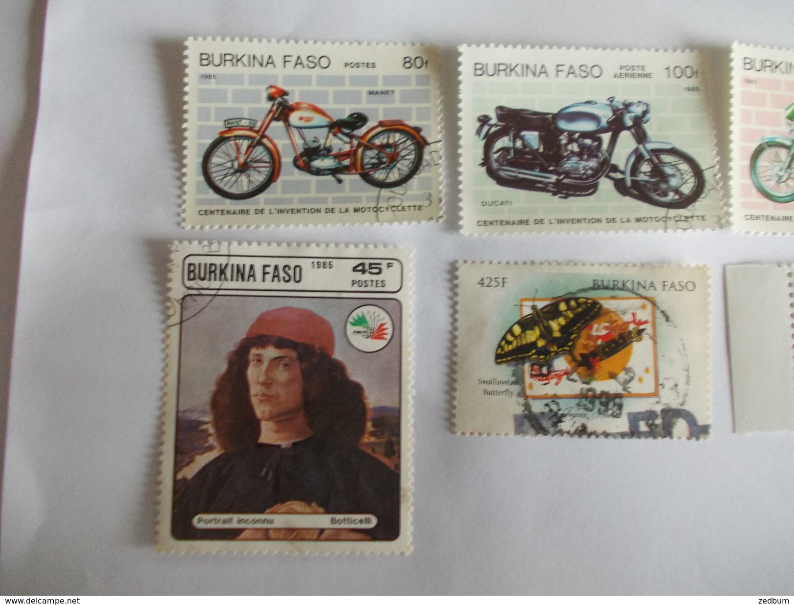 TIMBRE Burkina Faso Valeur Mini 12.55 &euro; - Burkina Faso (1984-...)