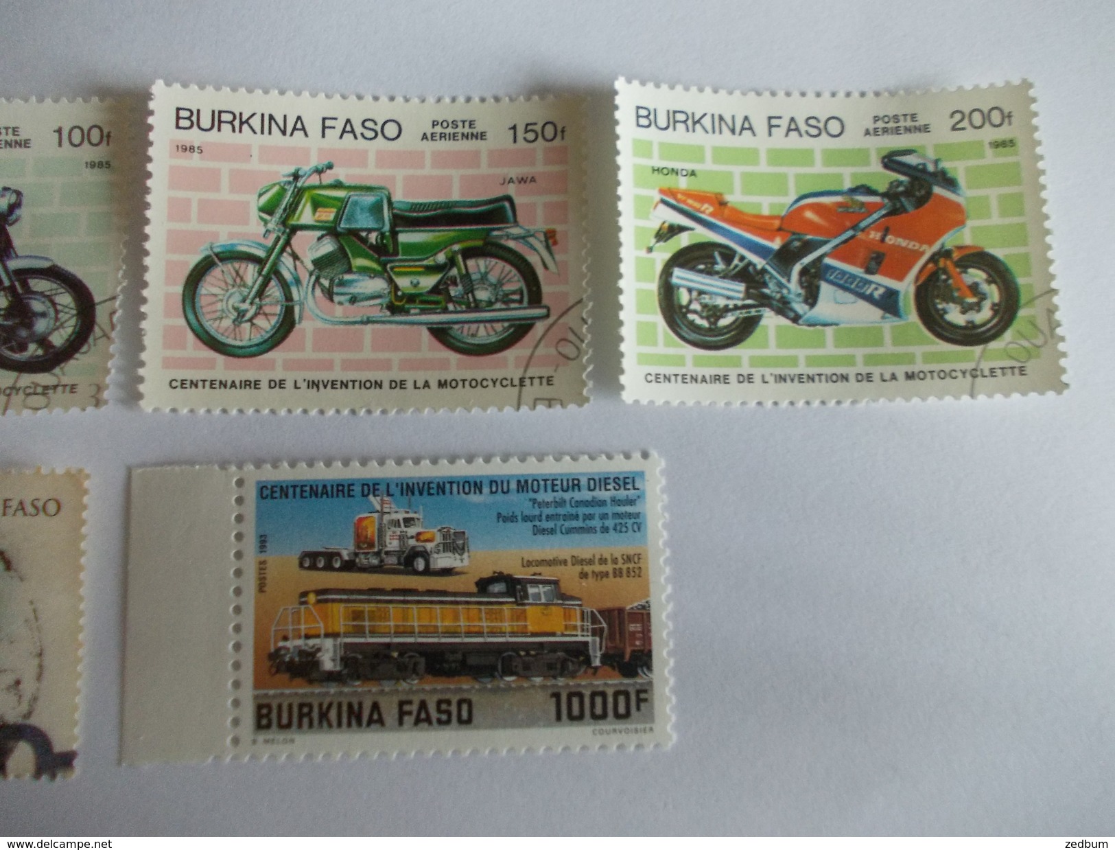 TIMBRE Burkina Faso Valeur Mini 12.55 &euro; - Burkina Faso (1984-...)