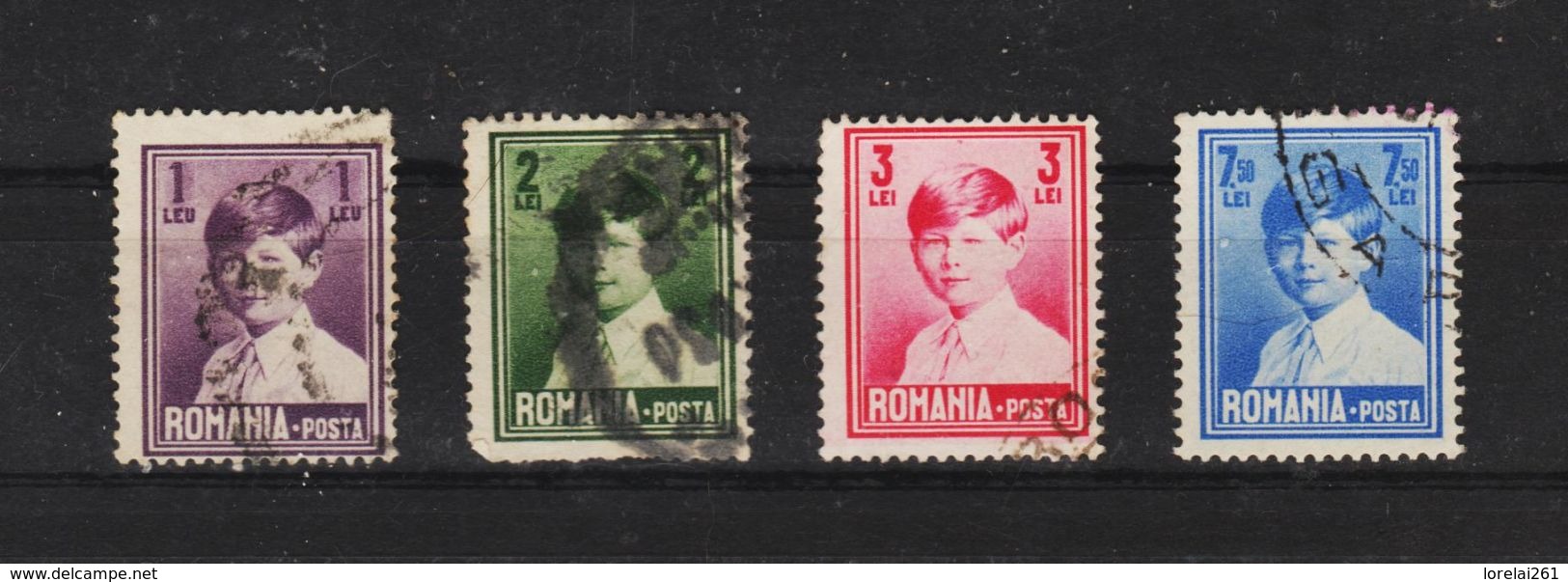 1930 - Roy Michel  M No 356/359 (petit Format) - Oblitérés
