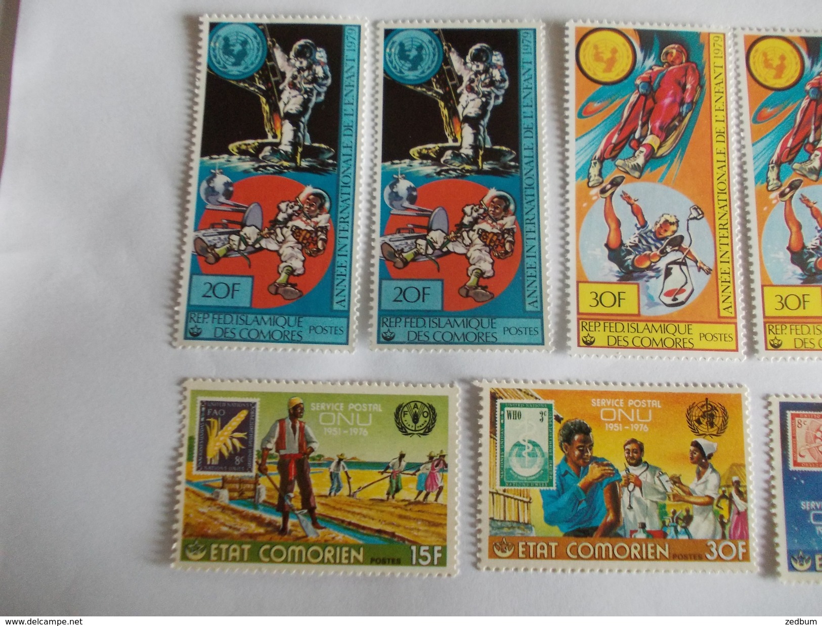 TIMBRE Comores Valeur Mini 3.40 &euro; - Comores (1975-...)