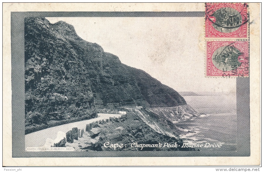 SOUTH AFRICA  SMALL SELECTION OF PC SOME INCOMING MAIL TO THE BELGIAN CONGO INCLUDED TWO  PPS