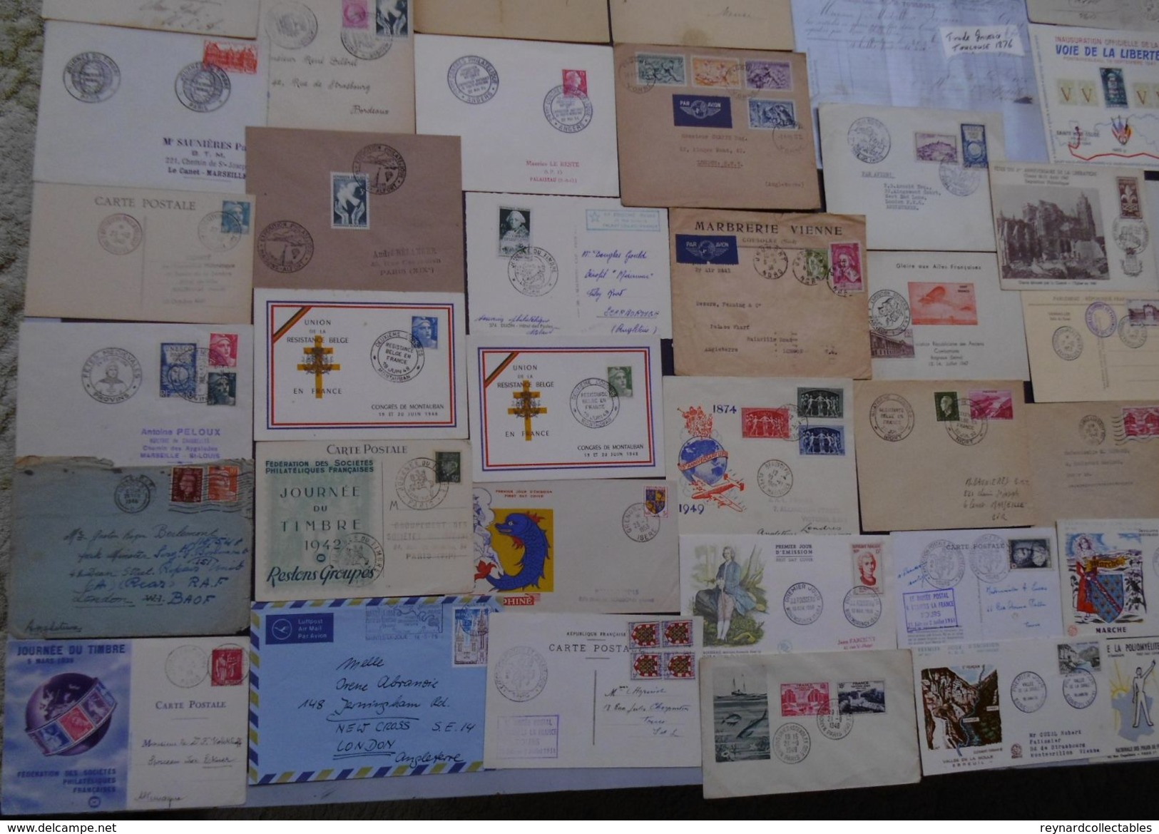 France very fine Postal History collection (290+ items). Pre-stamp, Classics, early fdcs,meter marks,Foire+++