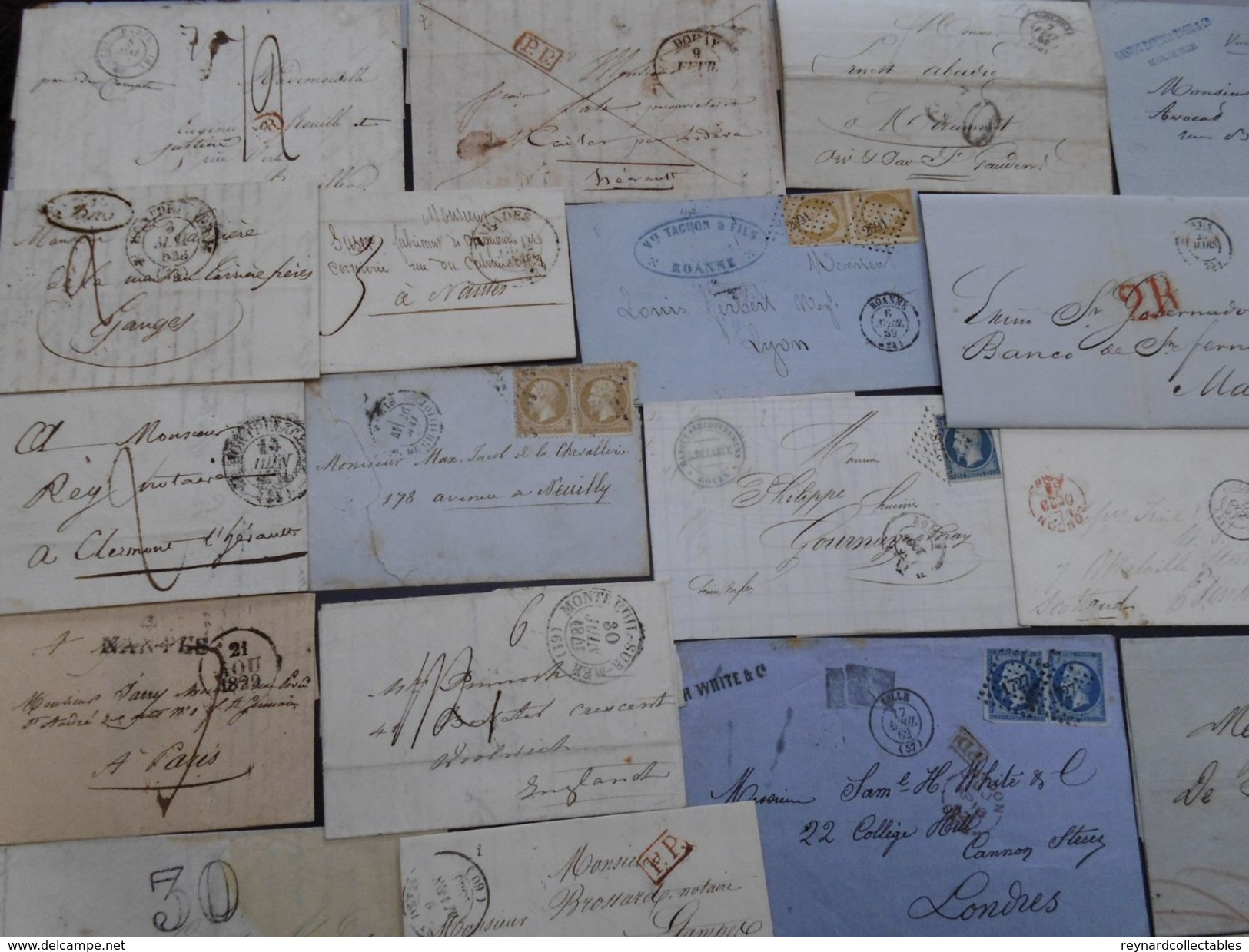 France very fine Postal History collection (290+ items). Pre-stamp, Classics, early fdcs,meter marks,Foire+++