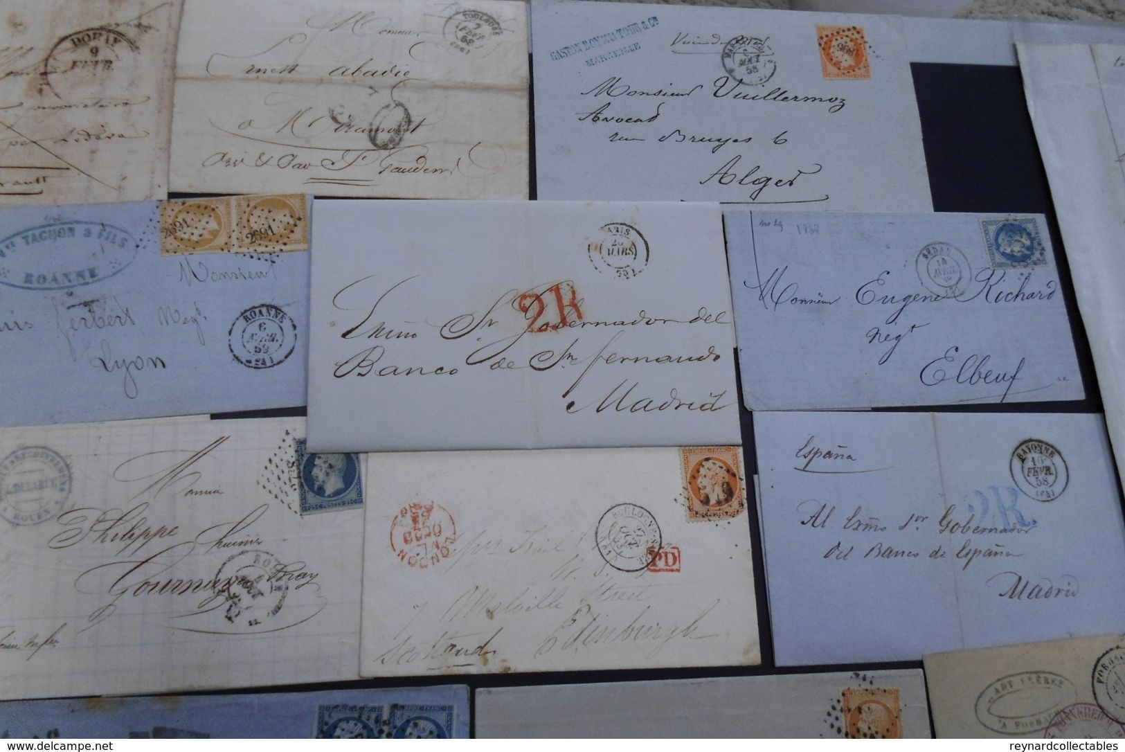 France very fine Postal History collection (290+ items). Pre-stamp, Classics, early fdcs,meter marks,Foire+++