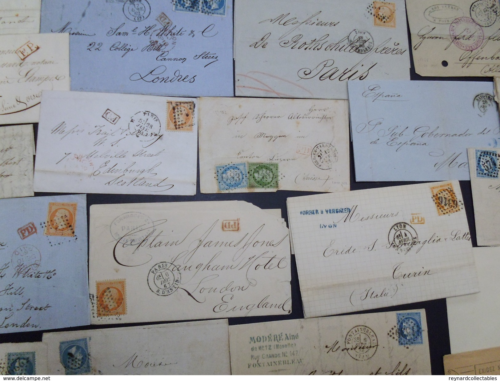 France very fine Postal History collection (290+ items). Pre-stamp, Classics, early fdcs,meter marks,Foire+++