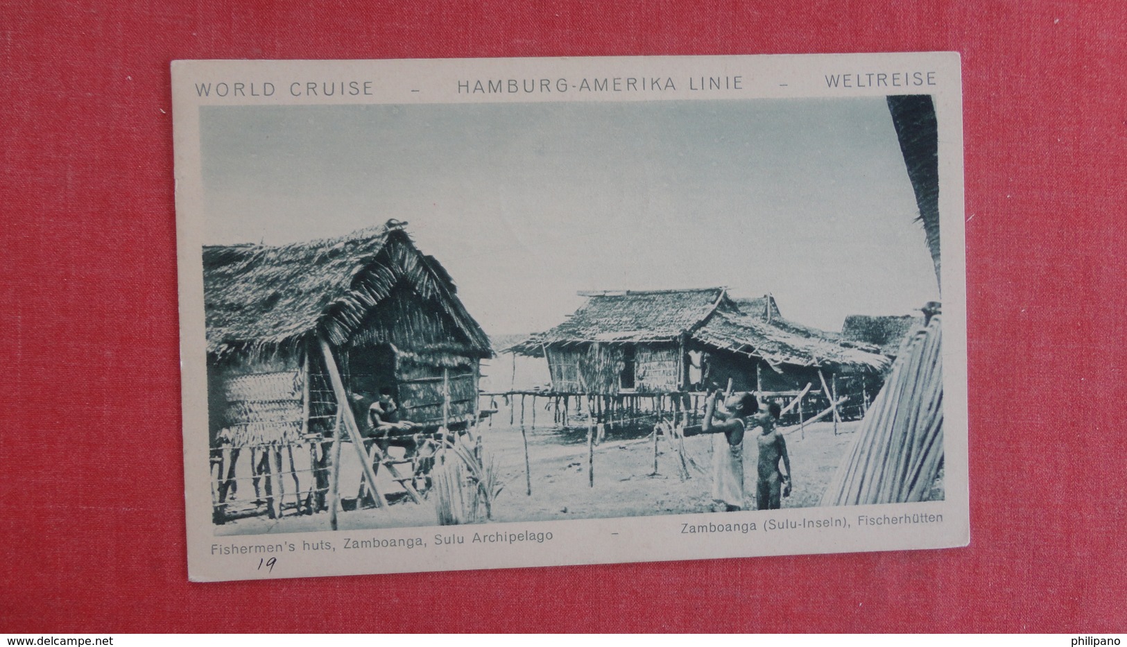 PHILIPPINES -  Fisherman's Huts - Zamboanga   Ref 2648 - Filipinas