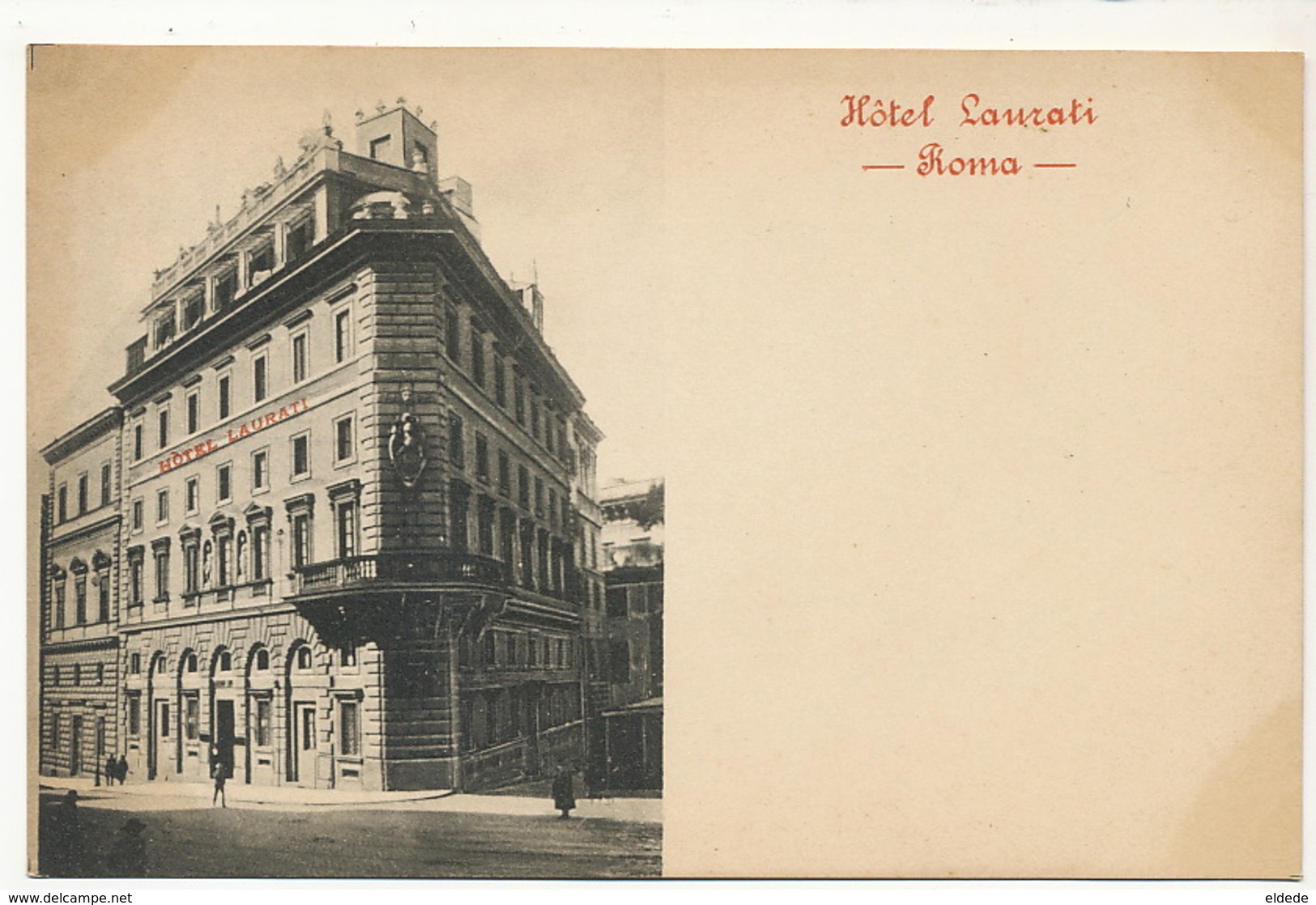 Roma Hotel Laurati Undivided Back - Wirtschaften, Hotels & Restaurants