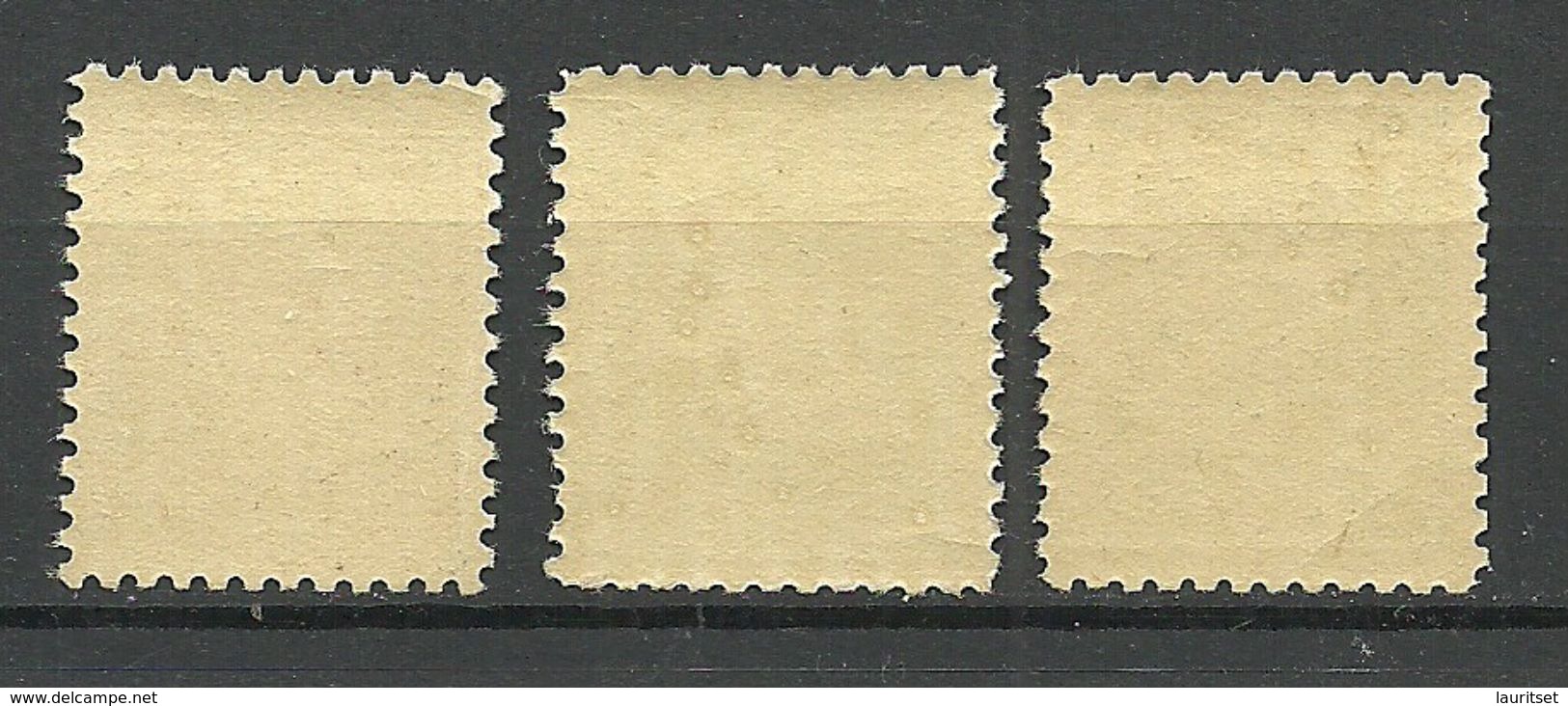 Estland Estonia 1941 Dt. Okkupation Dorpat Tartu Michel 1 - 3 X (thick Paper) MNH - Besetzungen 1938-45