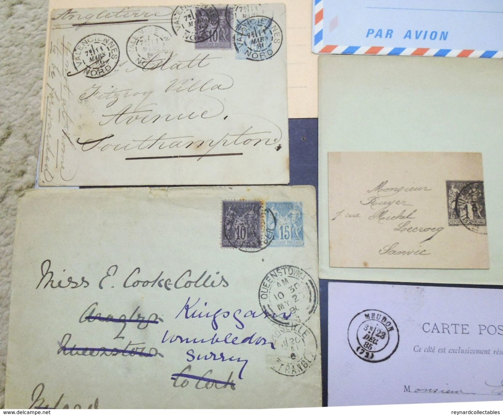 France v.fine collection postal stat/entier postale(250) 19th/20thC inc cards,envelope,reply cards. 1925 Paris++