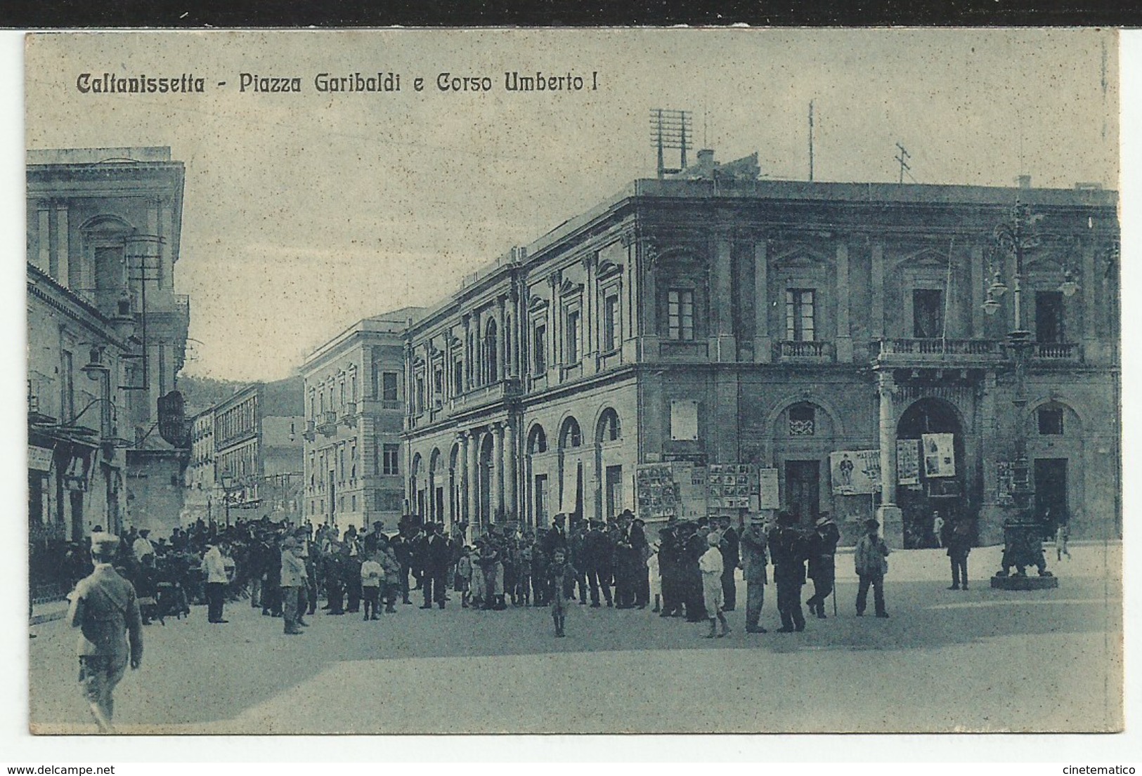 CALTANISSETTA: Piazza Garibaldi E Corso Umberto I - Caltanissetta