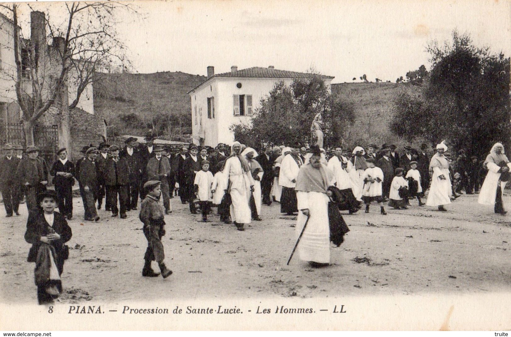 PIANA PROCESSION DE SAINTE-LUCIE LES HOMMES - Other & Unclassified