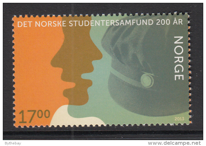 Norway 2013 17k Norwegian Student Society 200 Years - Unused Stamps