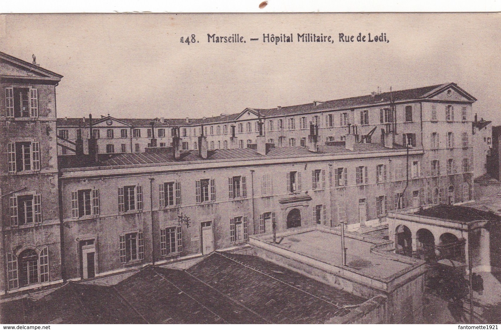 MARSEILLE  RUE DE LODI  HOPITAL MILITAIRE (dil316) - Castellane, Prado, Menpenti, Rouet