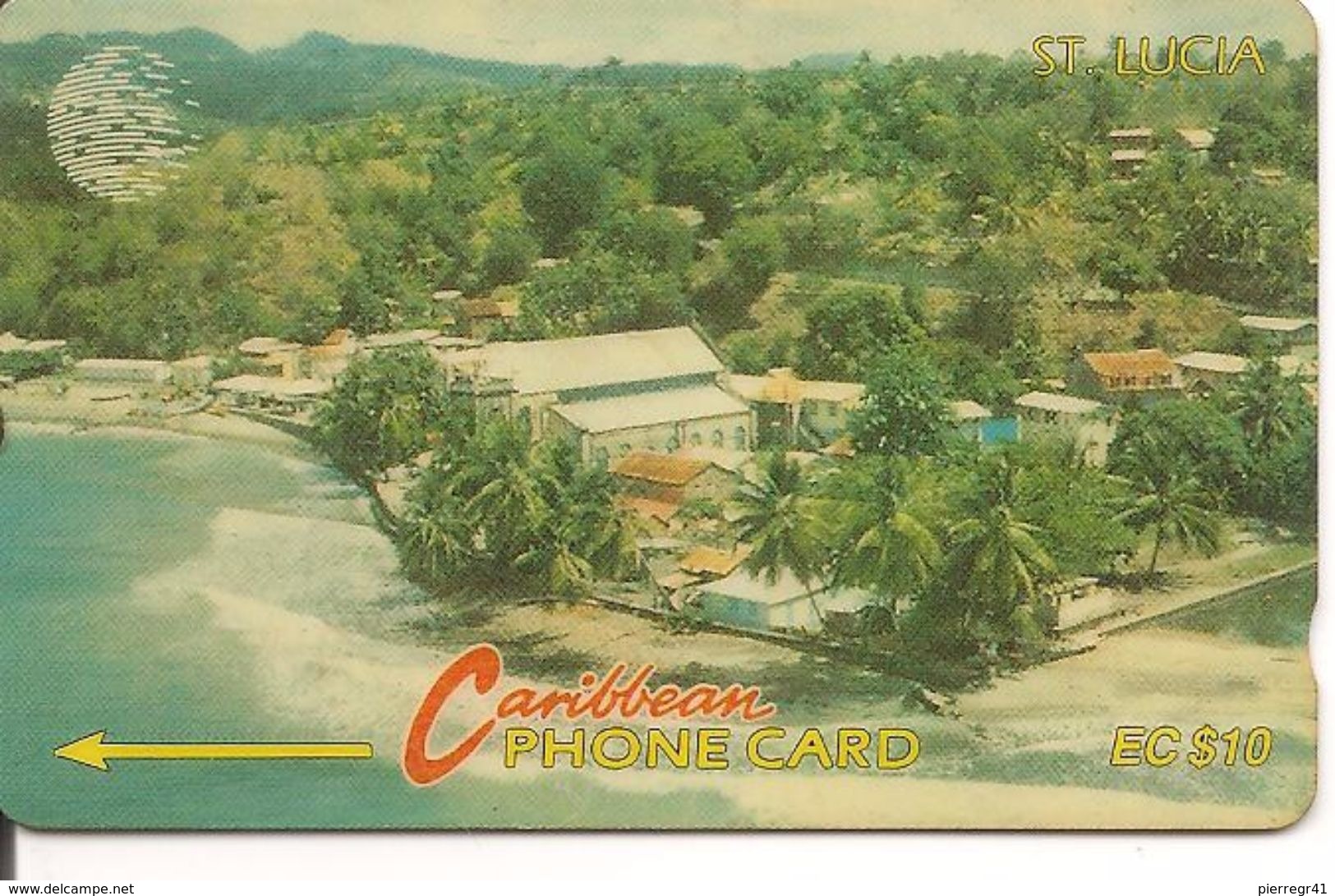 CARTE-MAGNETIQUE-St LUCIA-EC10$-BE-RARE - Sainte Lucie