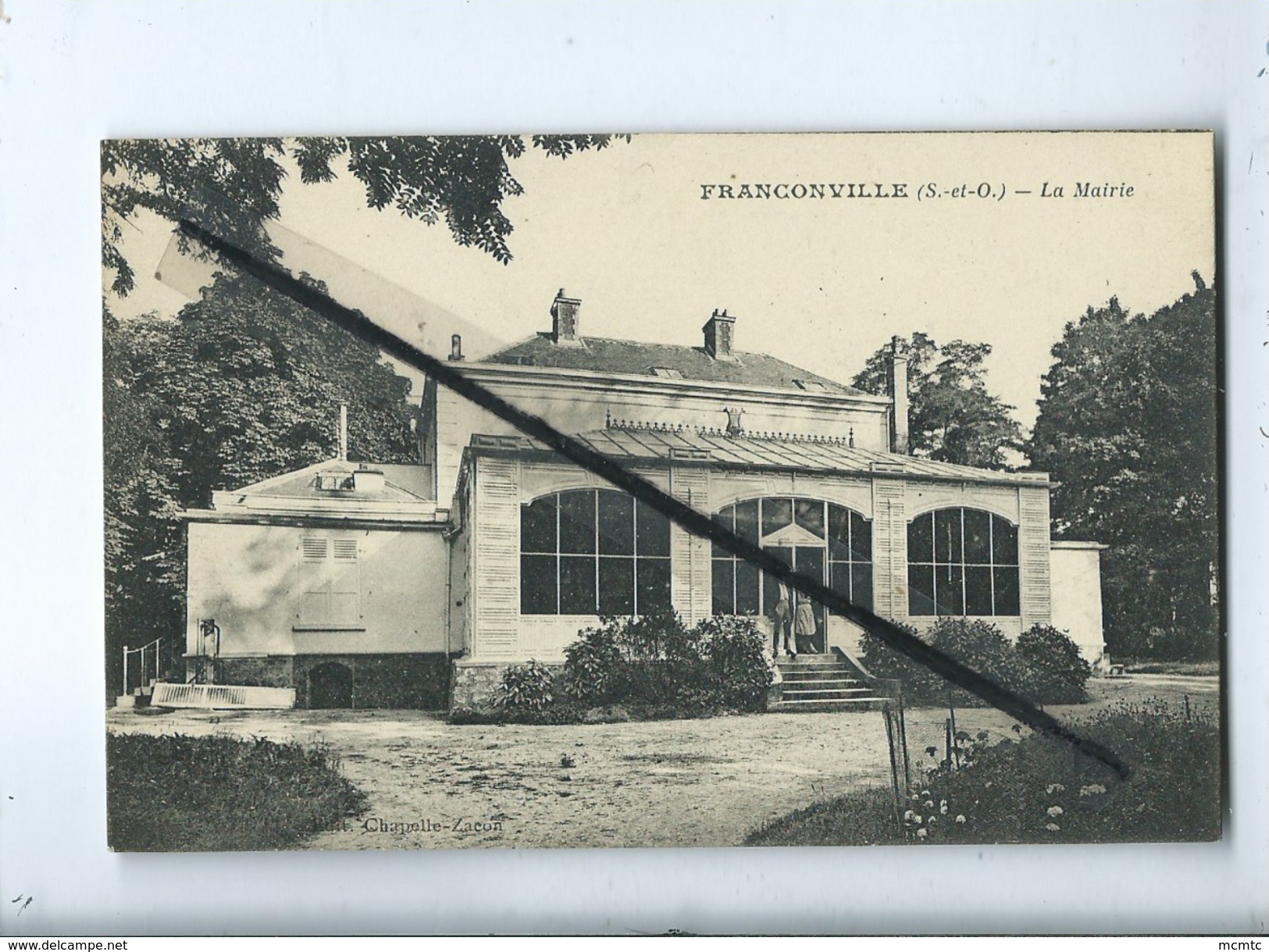 CPA  Rétrécit , Souple   - Franconville  -(S.-et-O.) - La Mairie - Franconville