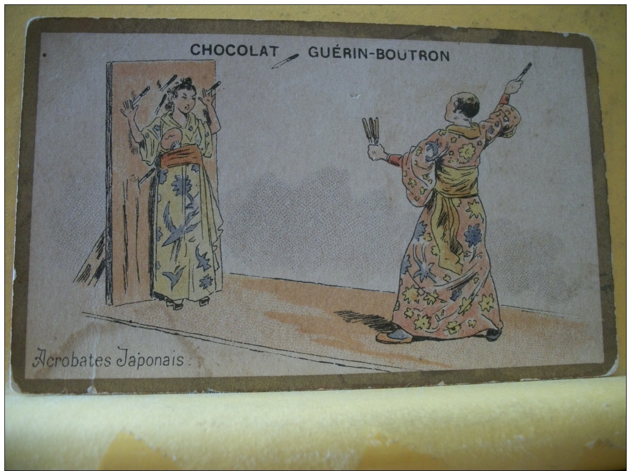 B9 3149 - CHOCOLAT GUERIN-BOUTRON - ACROBATES JAPONAIS - Guérin-Boutron