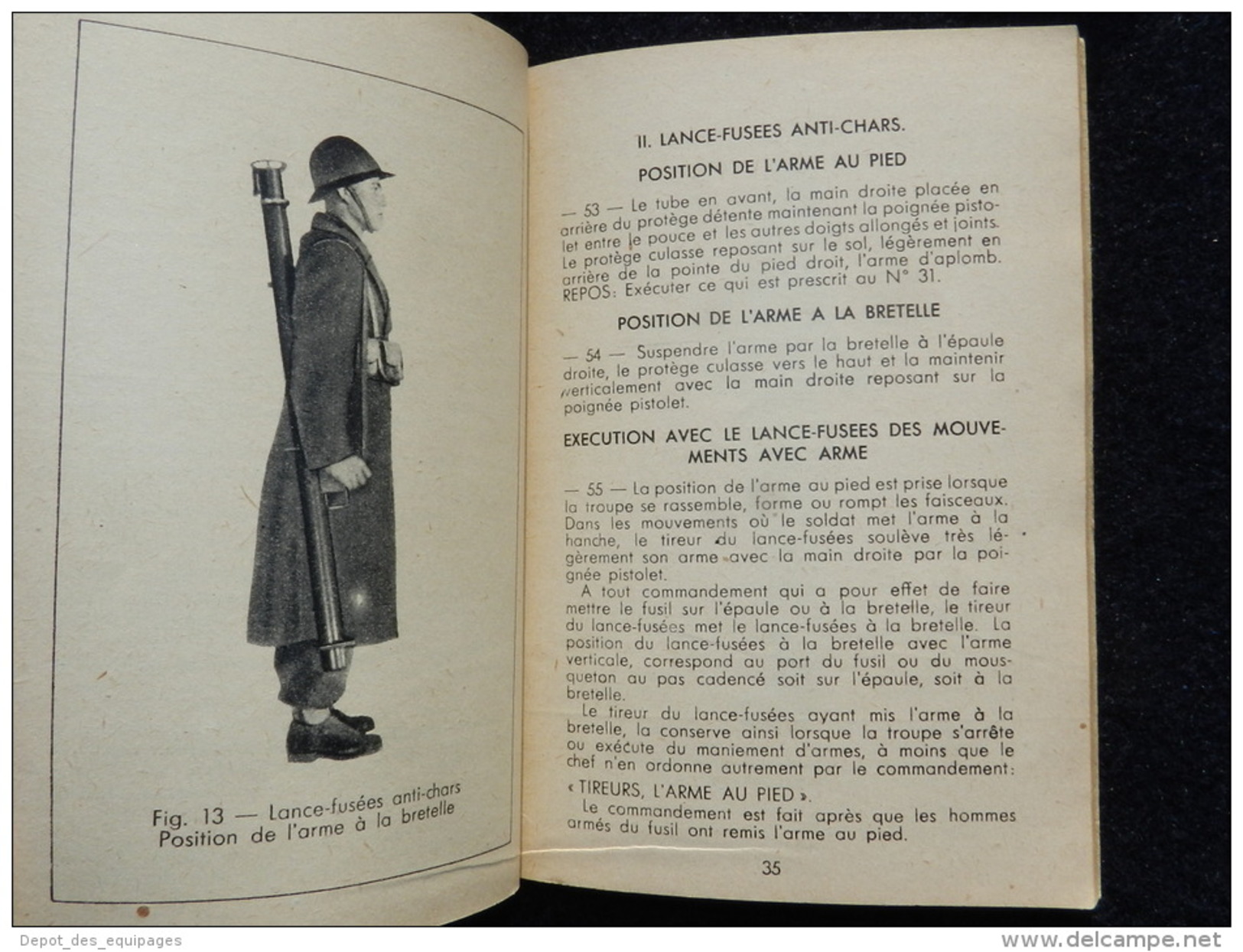 INSTRUCTION POUR LE SOLDAT ET LE COMBATTANT 1946 - Dokumente