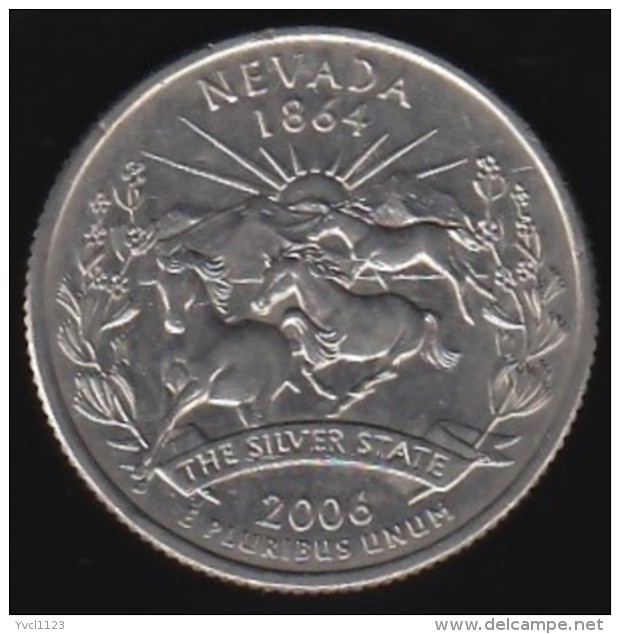 USA -  2006 Circulating 25&cent; Coin, Nevada - 1999-2009: State Quarters