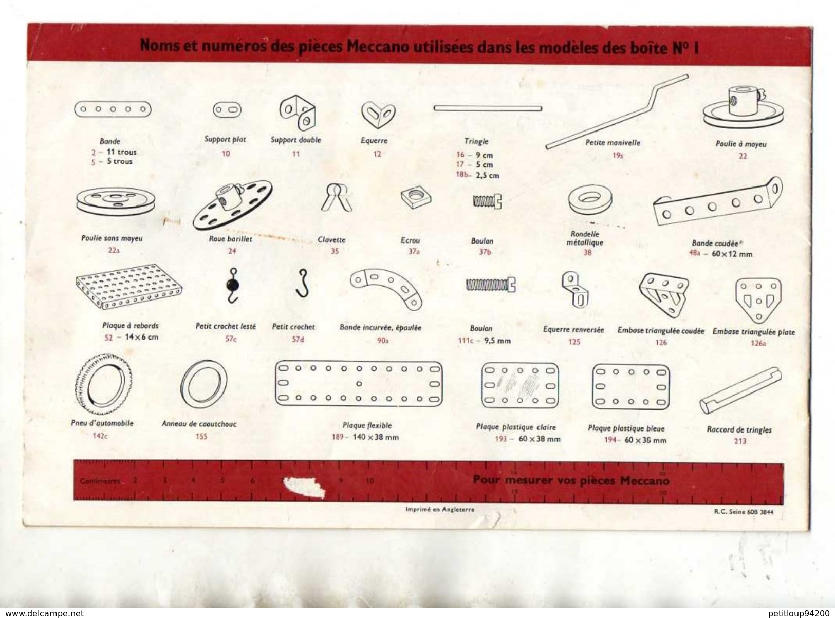 CATALOGUE MECCANO Triang 1 - Meccano