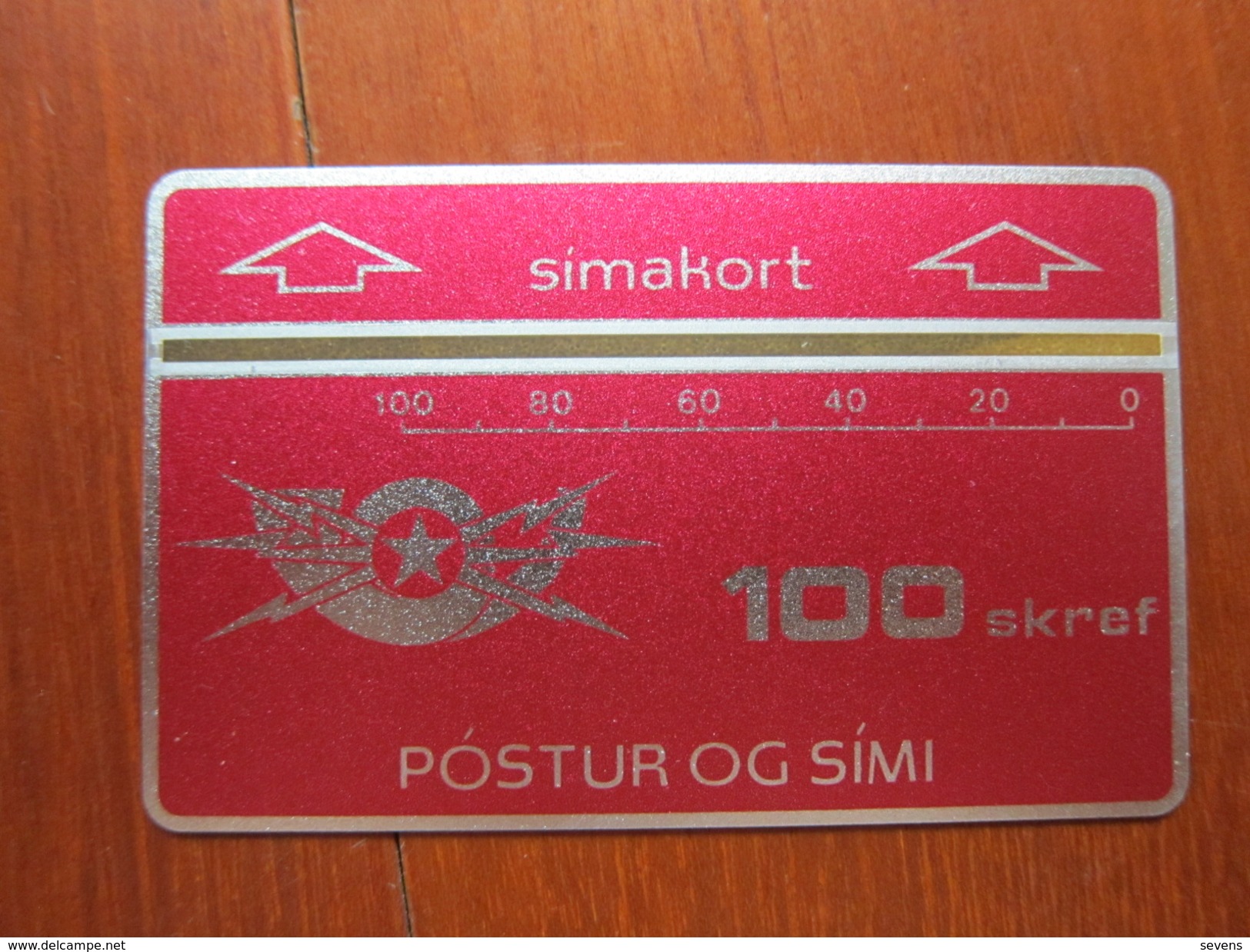 L&Gyr Optical Phonecard,CN:601A , Mint - Islandia