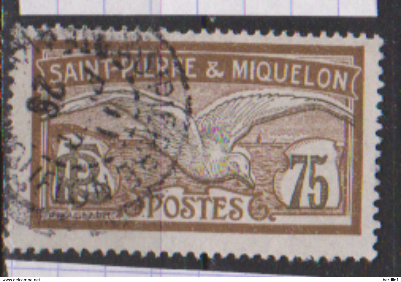 SAINT PIERRE ET MIQUELON       N°  90 ( 15 )     OBLITERE  ( O 557 ) - Used Stamps