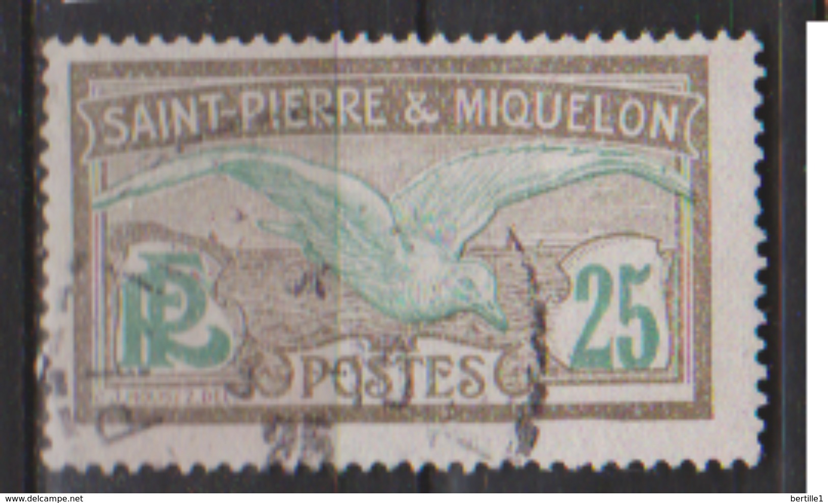 SAINT PIERRE ET MIQUELON       N°  110 ( 9 )     OBLITERE  ( O 562 ) - Used Stamps
