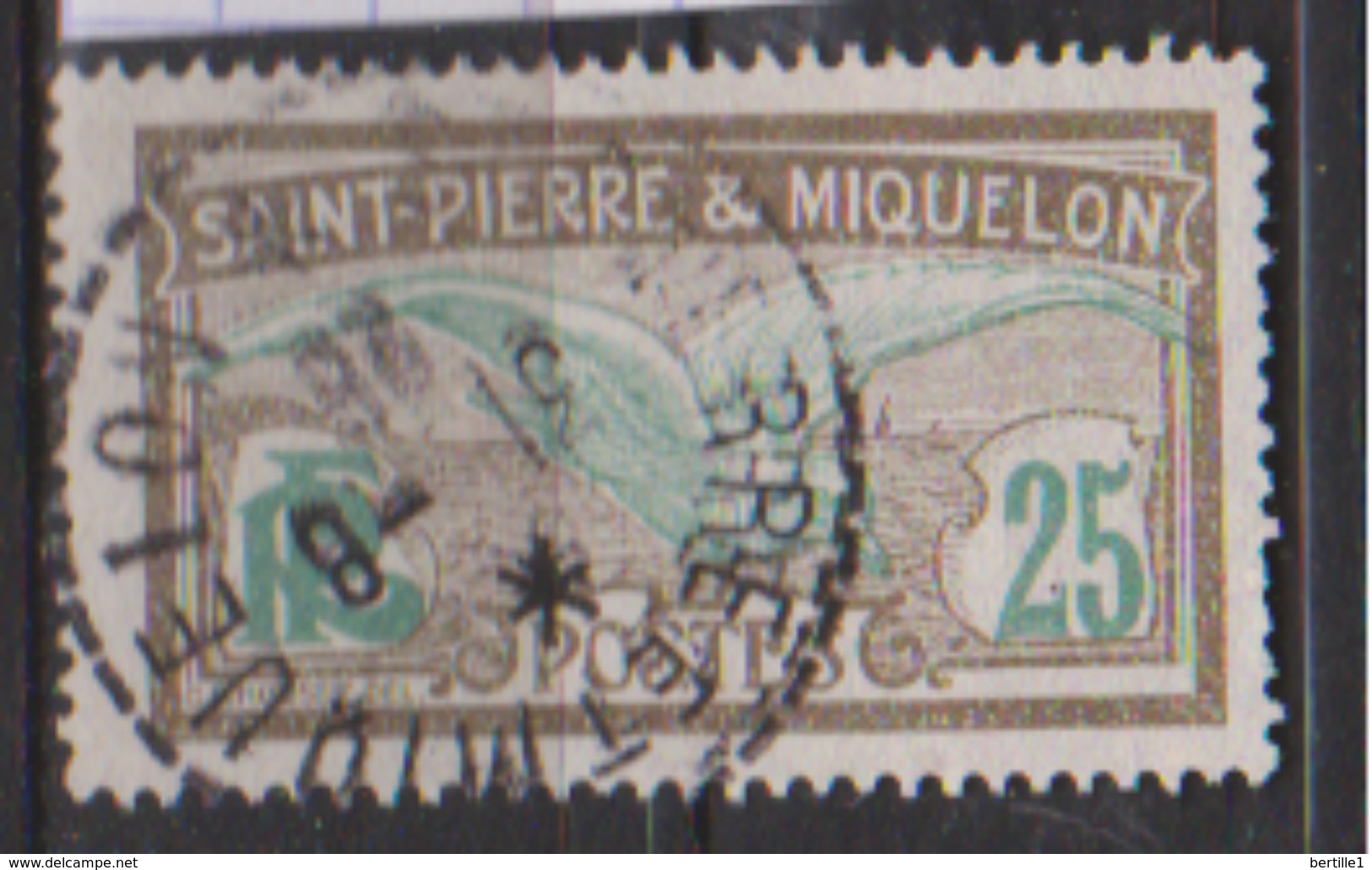 SAINT PIERRE ET MIQUELON       N°  110 ( 10 )     OBLITERE  ( O 563 ) - Used Stamps
