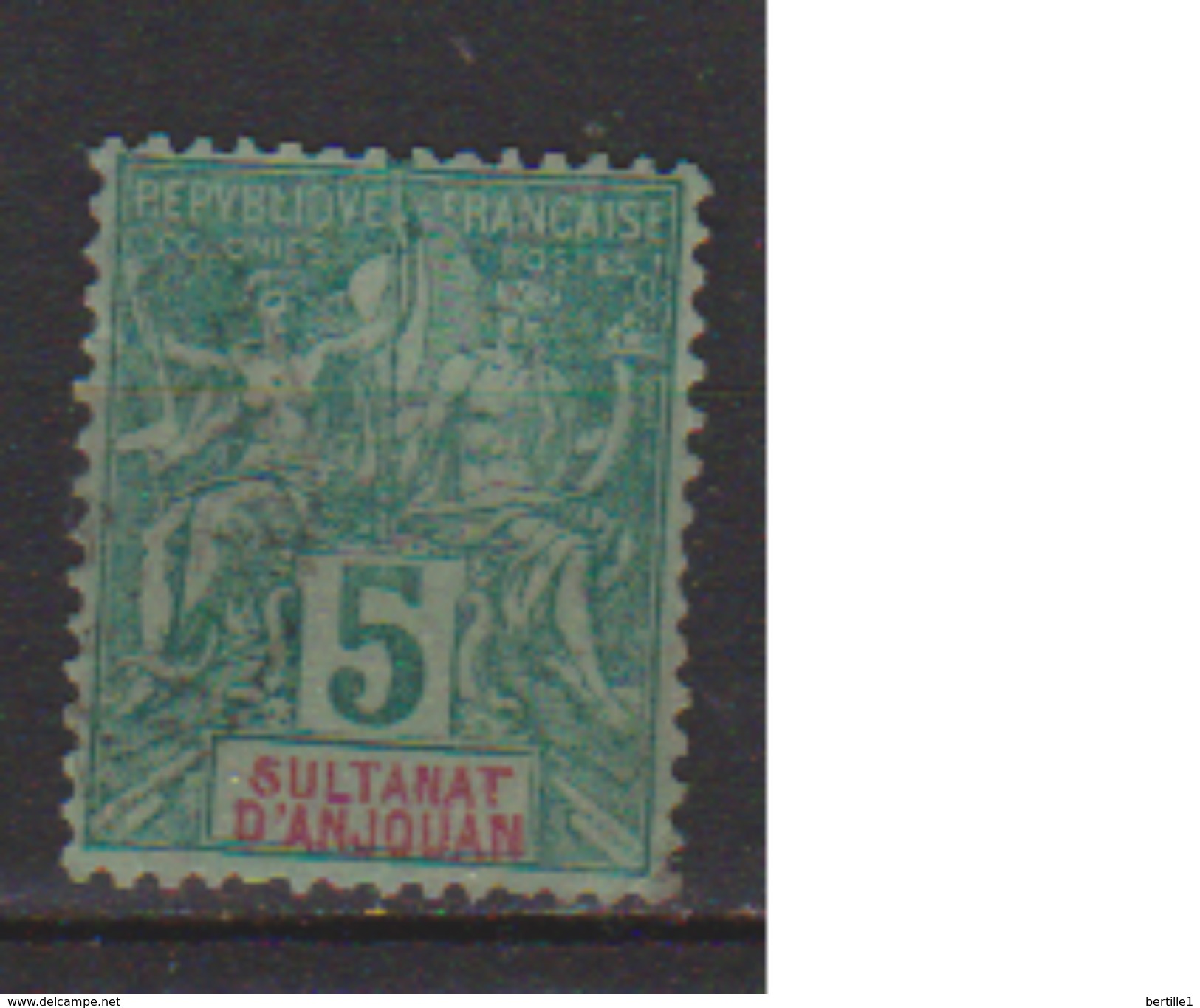 ANJOUAN        N°  4          OBLITERE  ( O 576 ) - Used Stamps