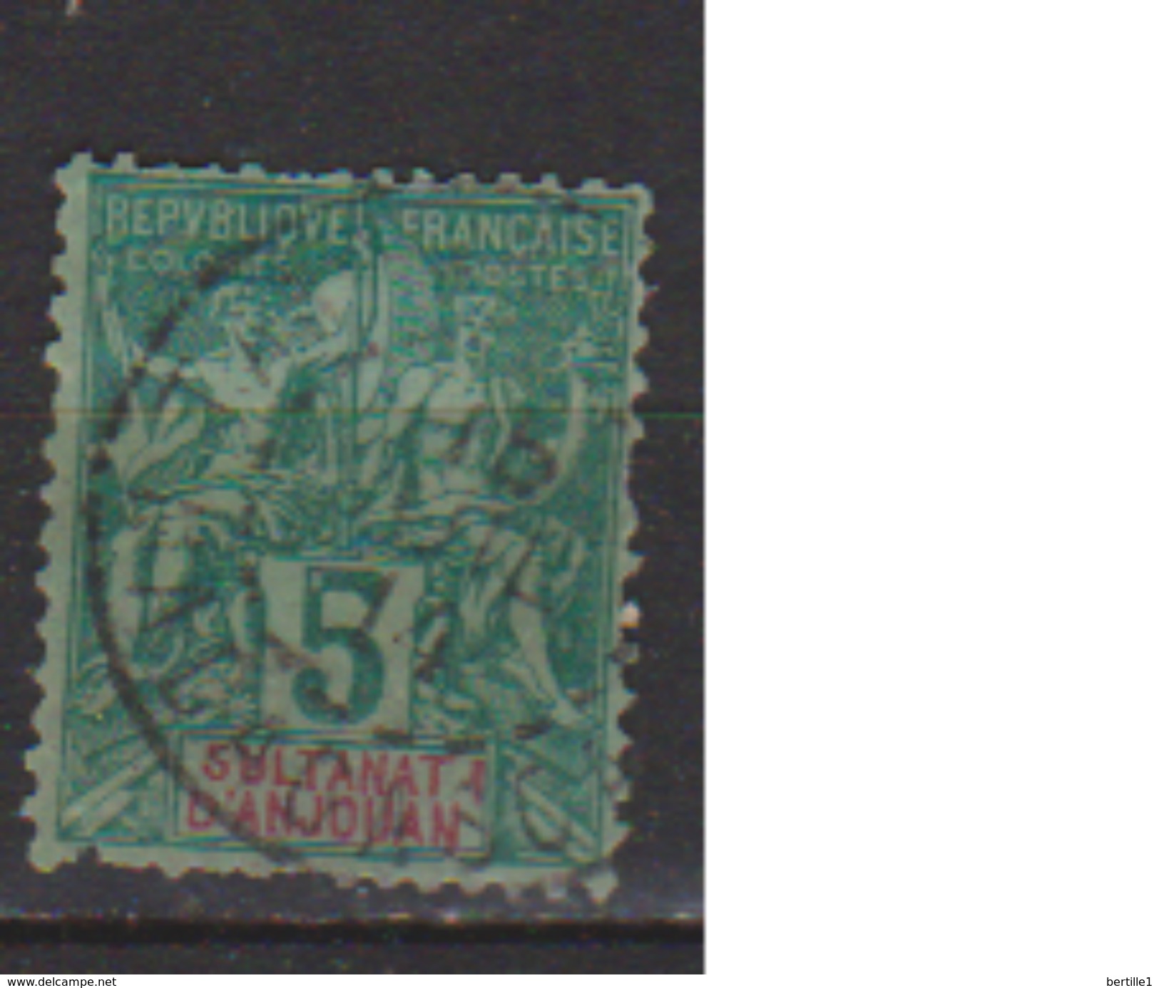 ANJOUAN        N°  4   (1) 2° Choix        OBLITERE  ( O 577 ) - Used Stamps