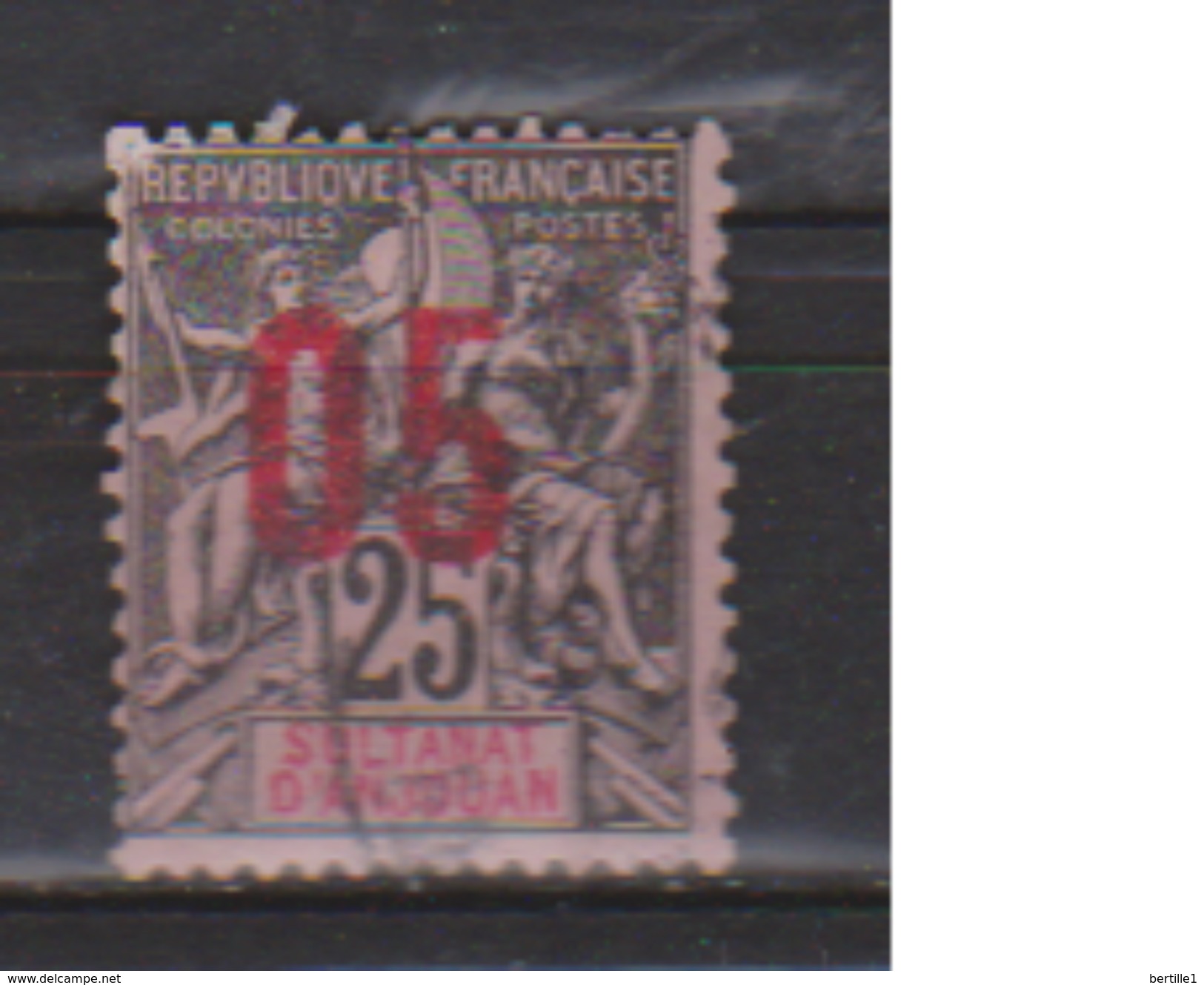 ANJOUAN        N°    24   ( 1 )    OBLITERE  ( O 582 ) - Used Stamps