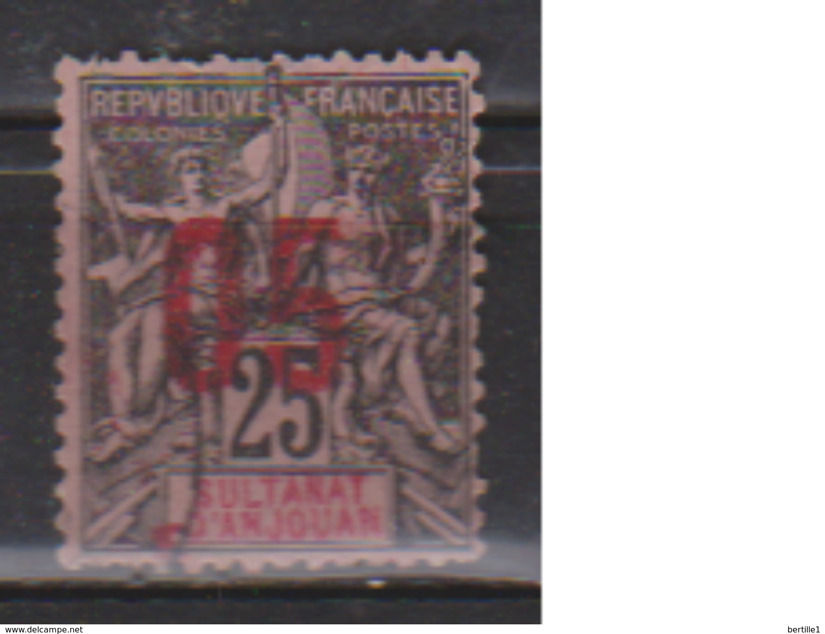 ANJOUAN        N°    24   ( 2 )    OBLITERE  ( O 583 ) - Used Stamps