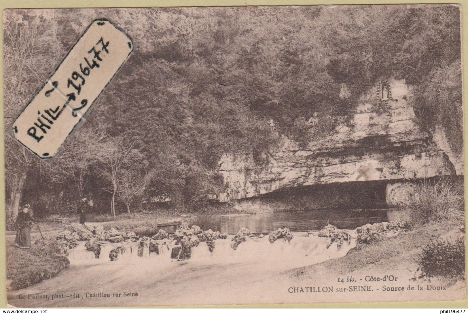 21 Chatillon Sur Seine  - Cpa / Source De La Douix. - Chatillon Sur Seine