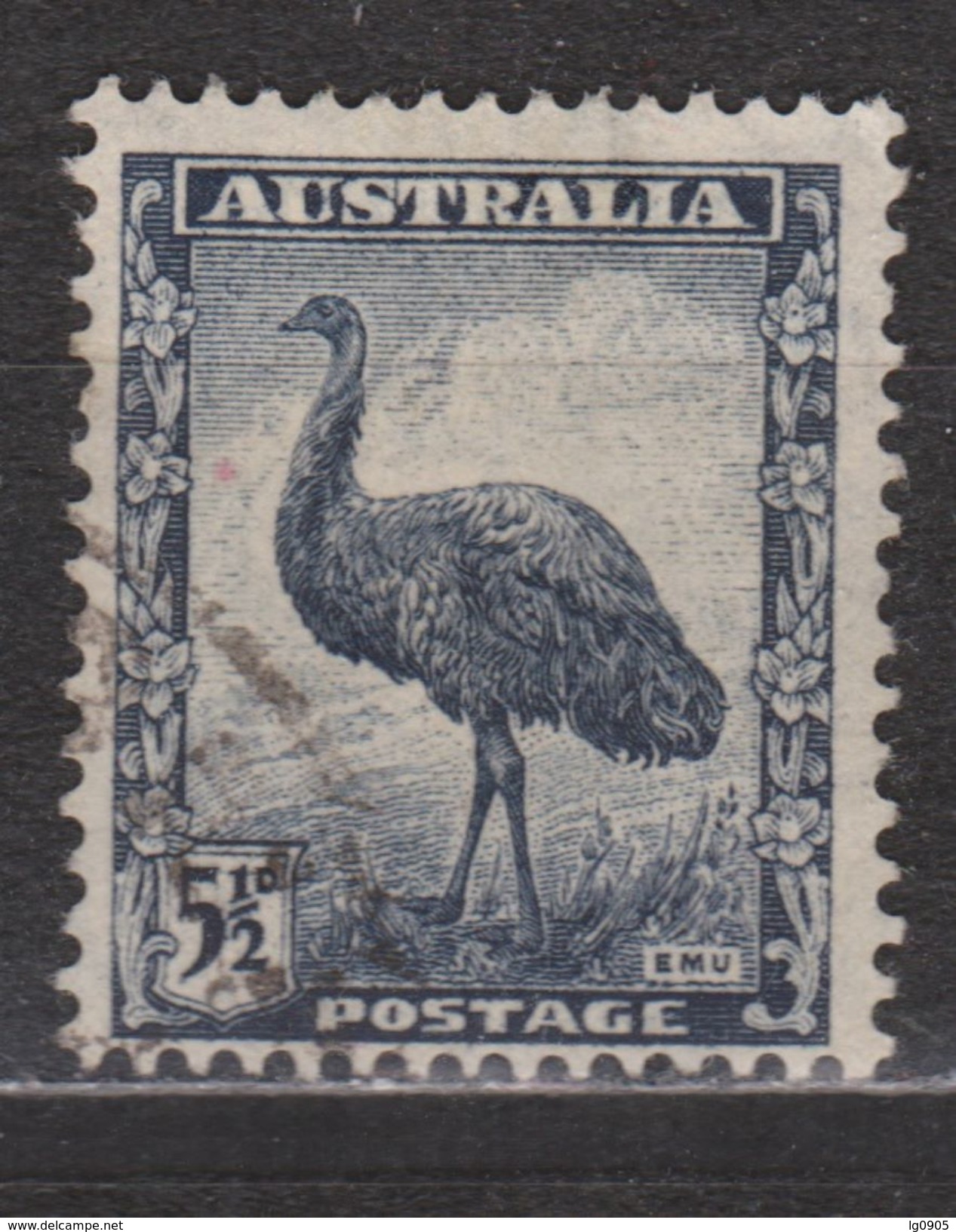 Australie, Australia Used ; Struisvogel Ostrich Autruche Avestruz Emu Emoe 1942 NOW MANY ANIMAL STAMPS FOR SALE - Struisvogels