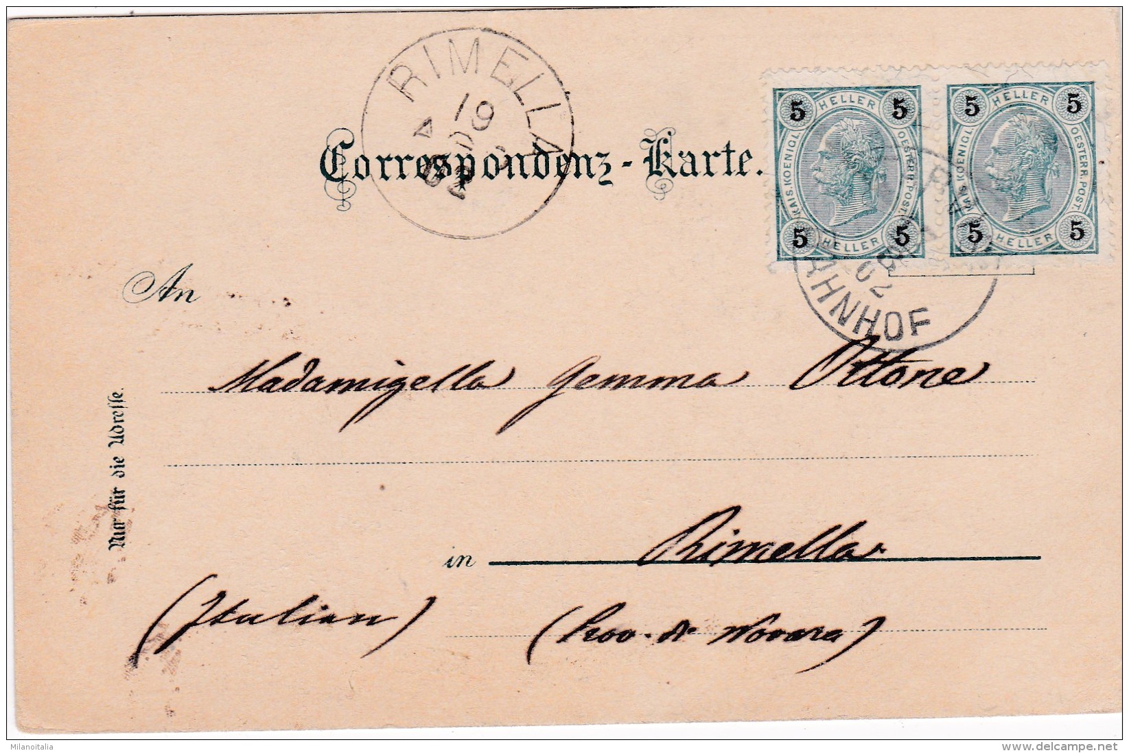 Schlitza Schlucht Bei Tarvis * 17. VIII. 1902 - Udine