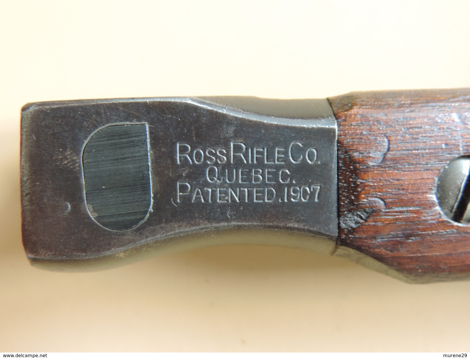 Baïonnette ROSS Canadienne Modèle 1910 MK II Datée 1916. - Armes Blanches