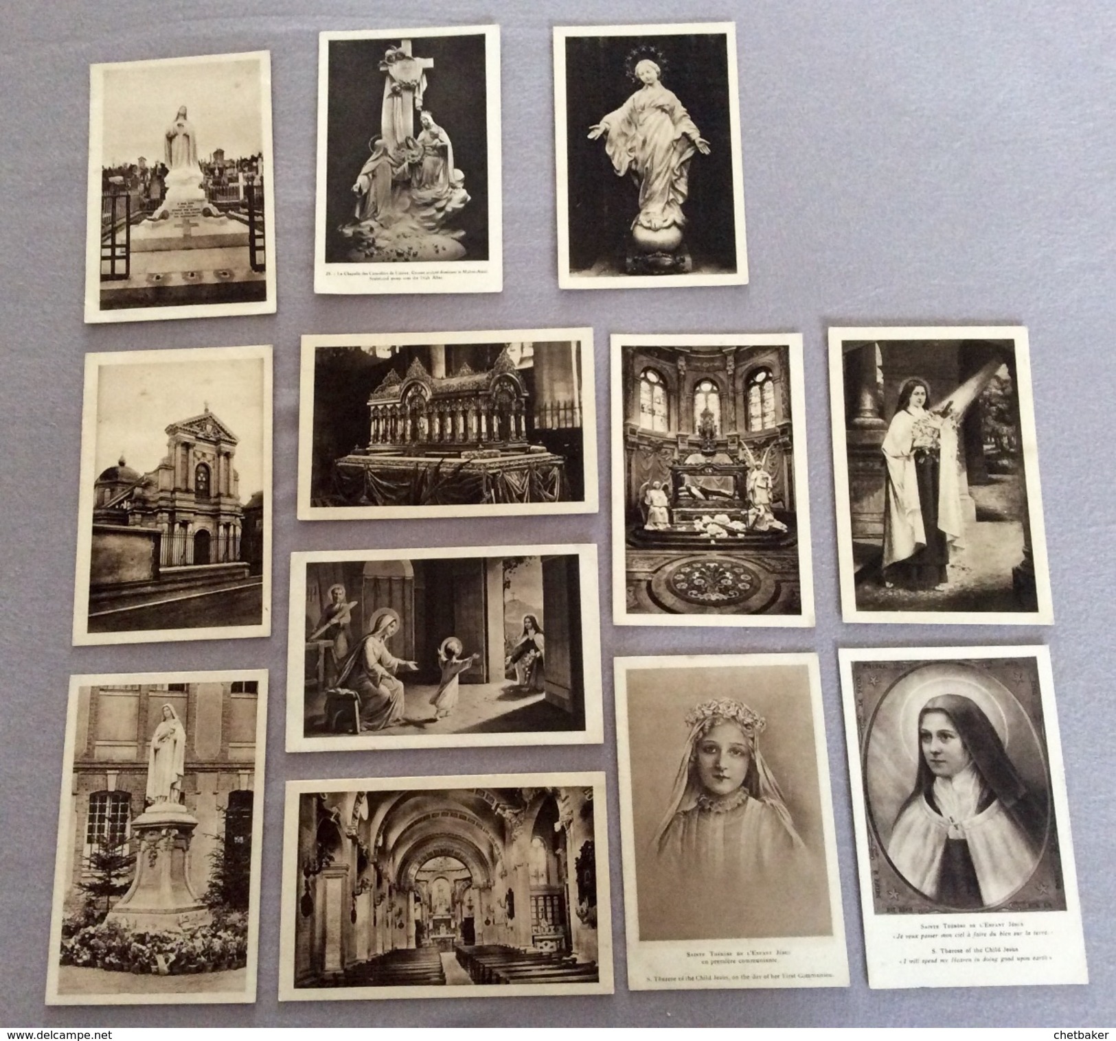 Beau Lot Lisieux Image Pieuse 12 Pieces Ste Therese Devotie - Images Religieuses