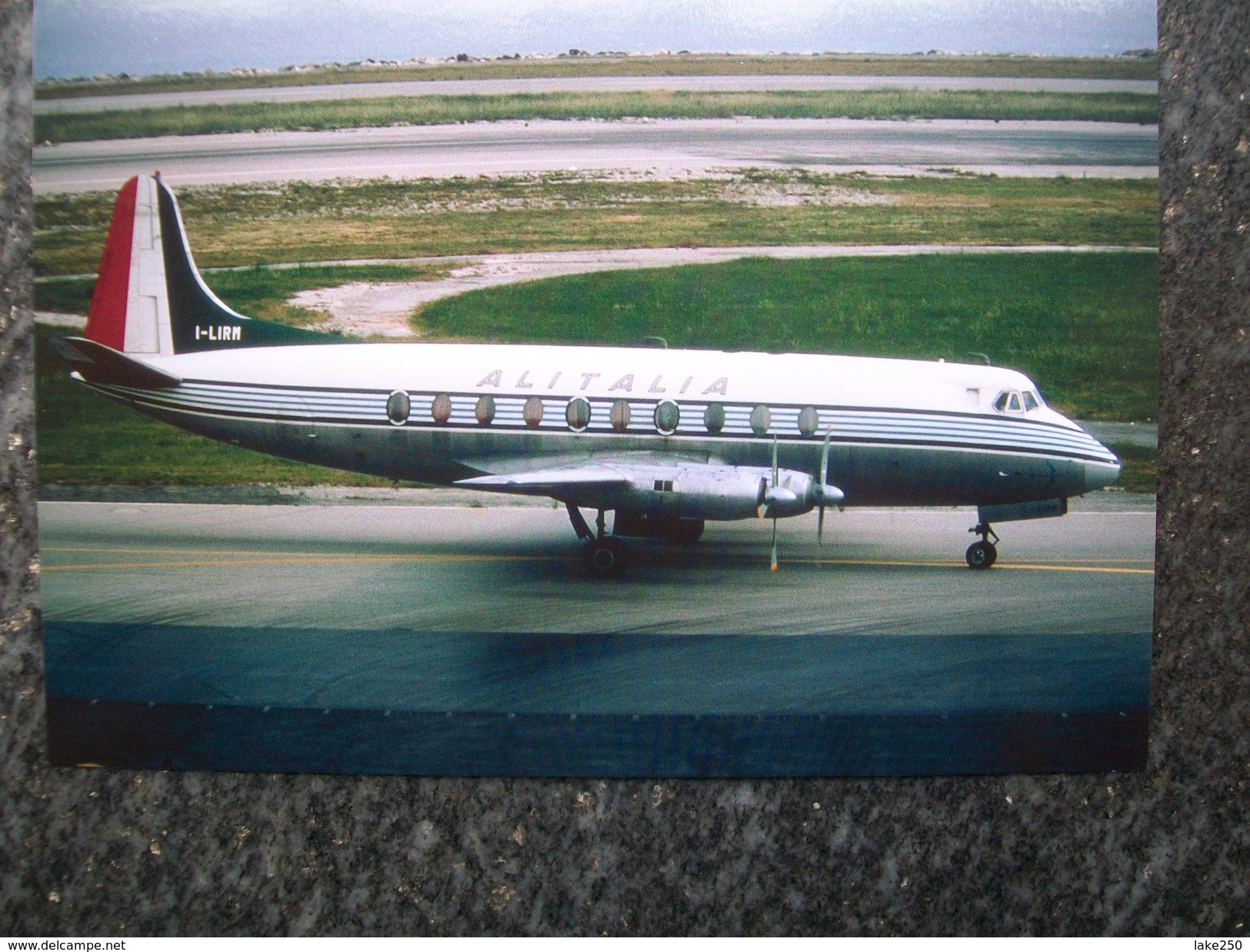 CARTOLINA AEREO VICKERS VISCOUNT ALITALIA - 1946-....: Moderne