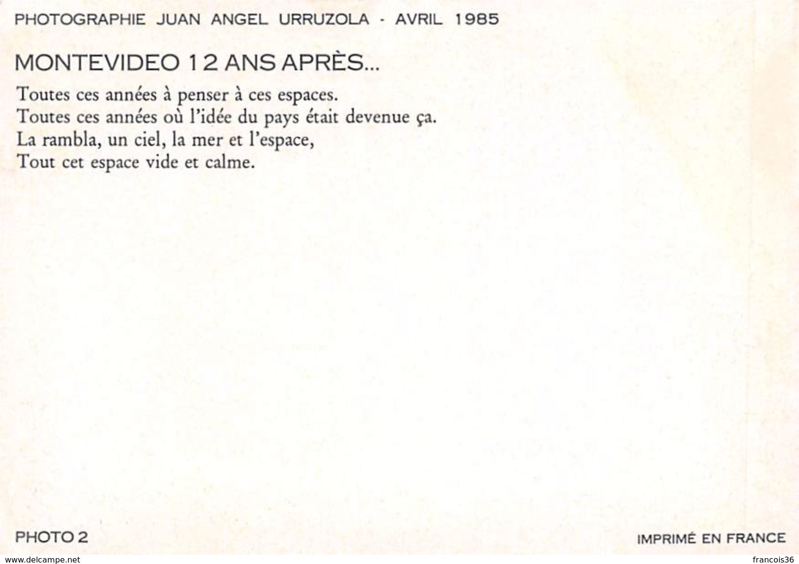 Lot de 11 CPA d' Uruguay - Série Montevideo 12 ans après - Avril 1985 - le coup d'état - bon état