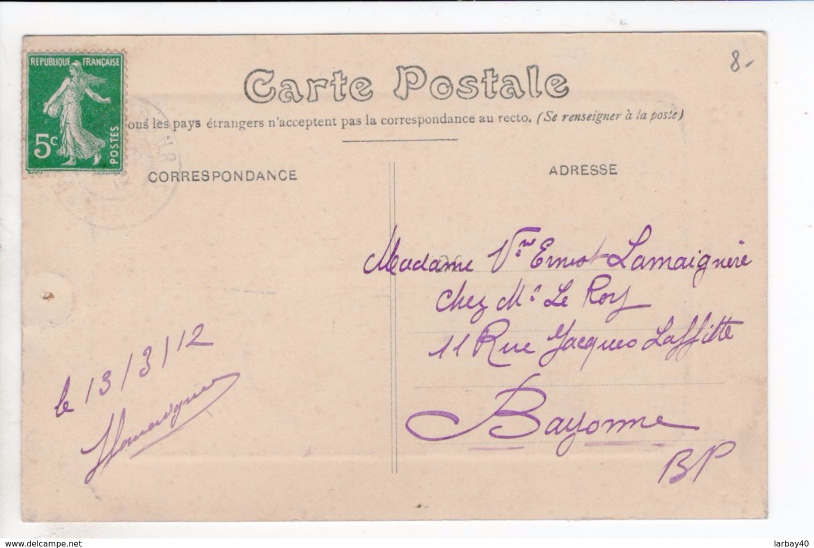 1 Cpa Carte Postale Ancienne - Monfort En Chalosse Le Clocher - Montfort En Chalosse