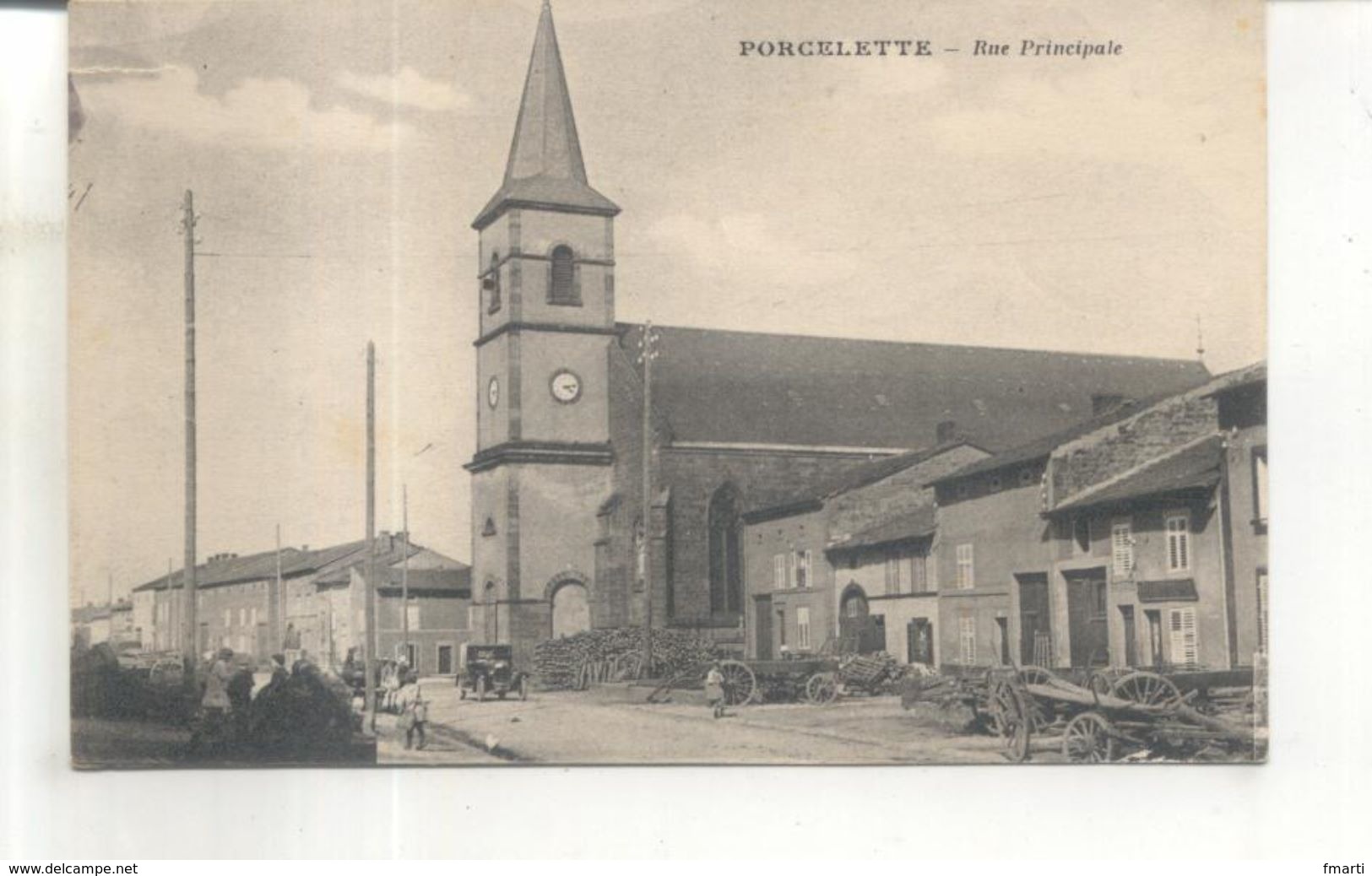 Porcelette, Rue Principale - Autres & Non Classés