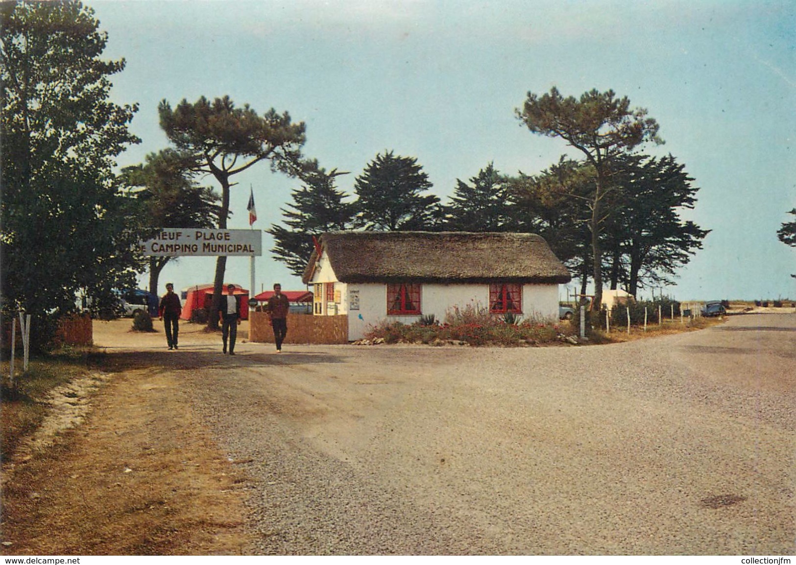 CPSM FRANCE 44 "Bourgneuf En Retz, Le Terrain De Camping" - Bourgneuf-en-Retz