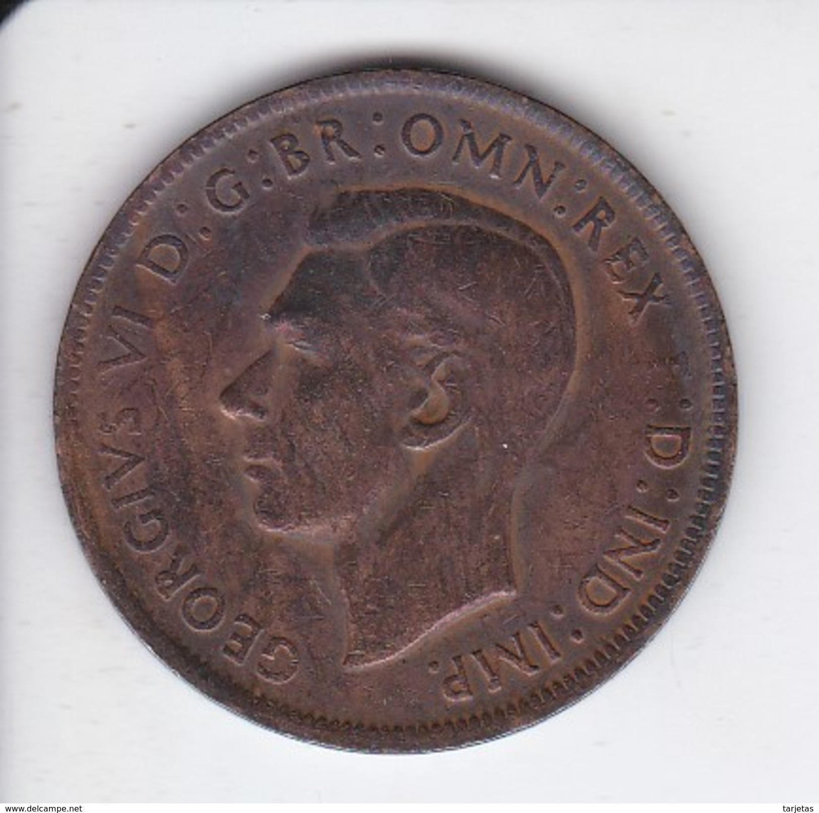 MONEDA DE AUSTRALIA DE 1 PENNY DEL AÑO 1941 CANGURO (KANGAROO) - Penny