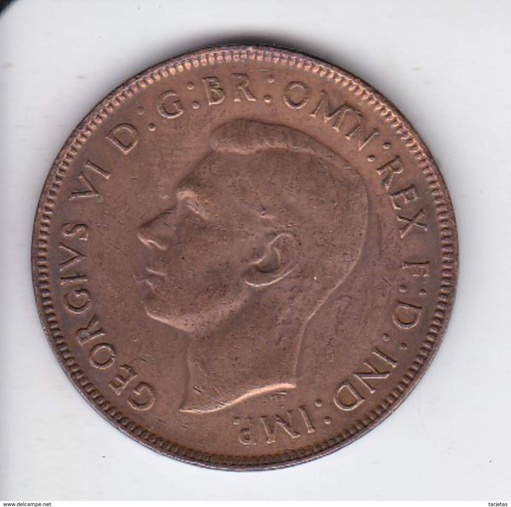 MONEDA DE AUSTRALIA DE 1 PENNY DEL AÑO 1948 CANGURO (KANGAROO) - Penny