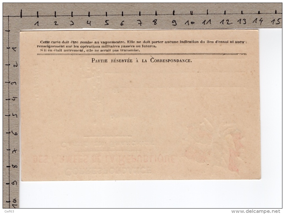 Correspondance Des Armées De La République - Carte En Franchise - Weltkrieg 1914-18