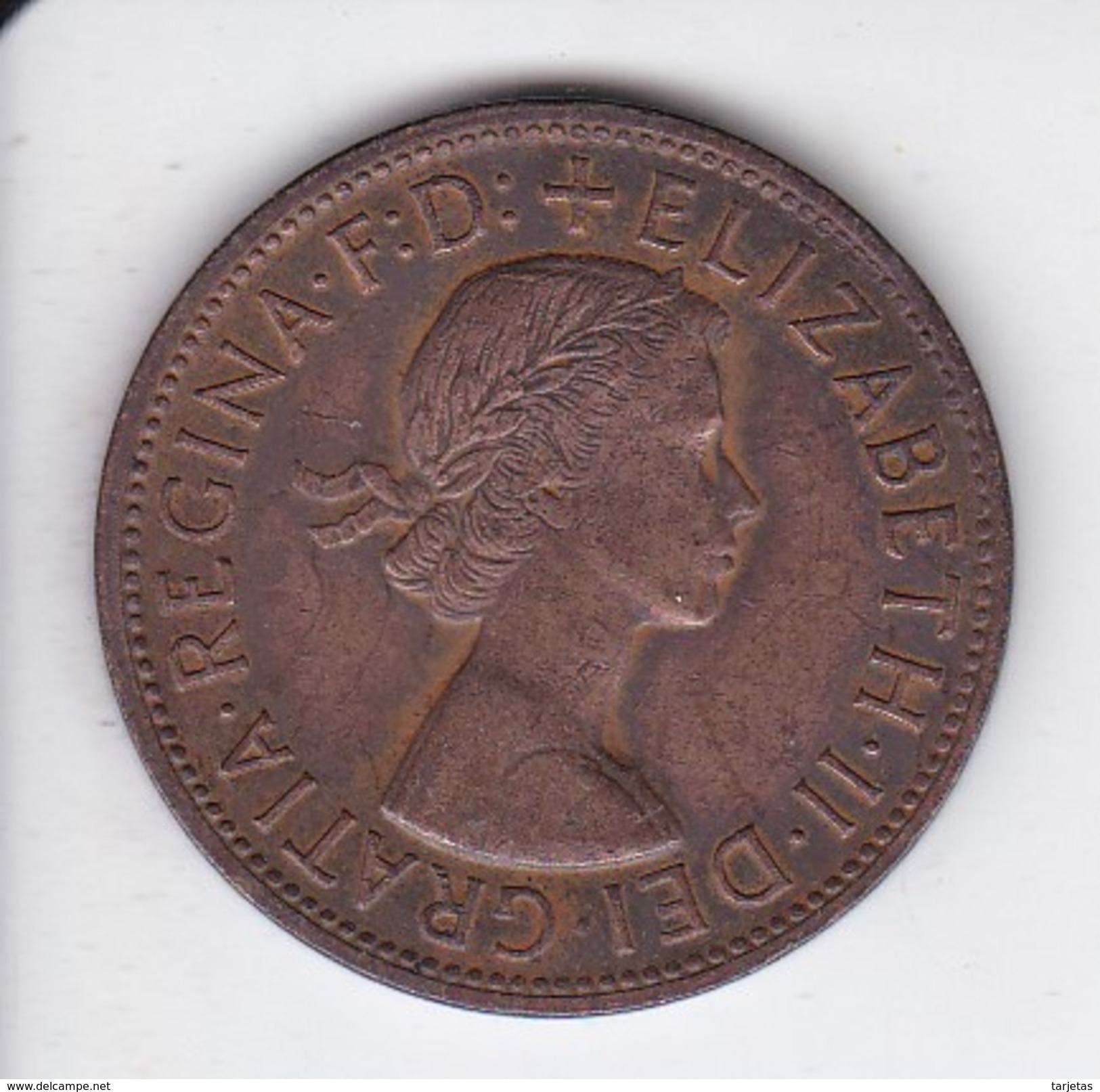 MONEDA DE AUSTRALIA DE 1 PENNY DEL AÑO 1955 CANGURO (KANGAROO) - Penny