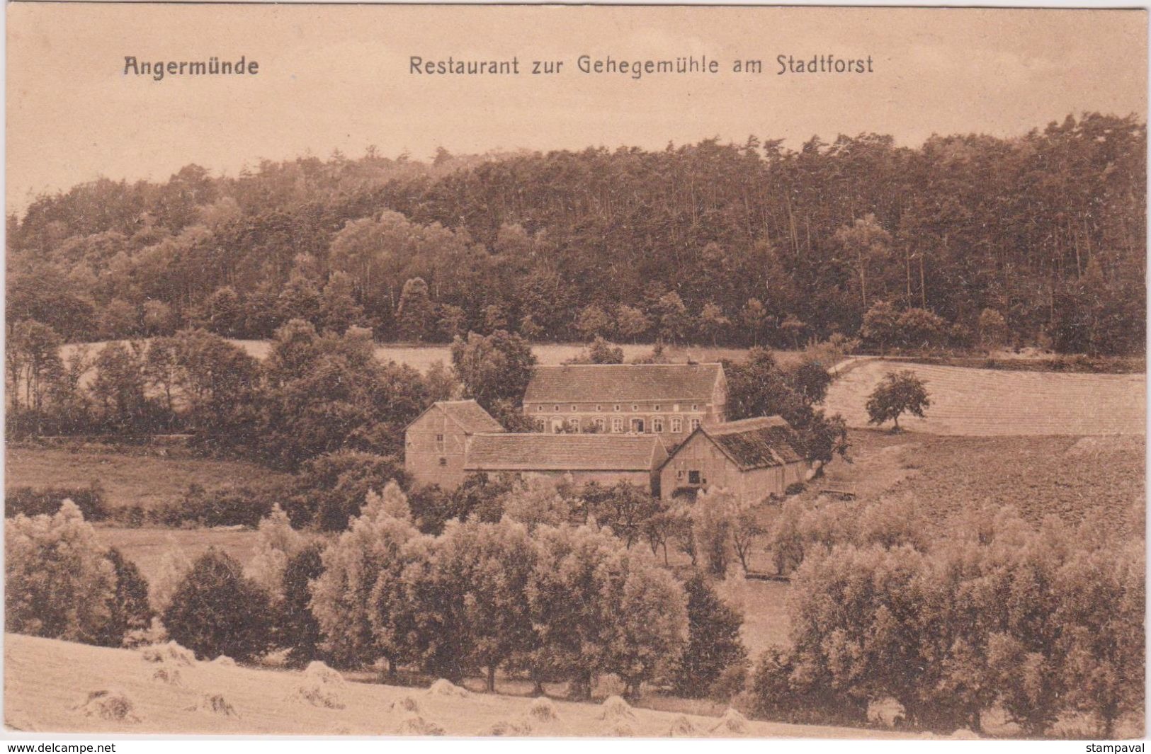 ANGERMUNDE - RESTAURANT ZUR GEHEGEMUHLE AM STADTFORST - Angermünde