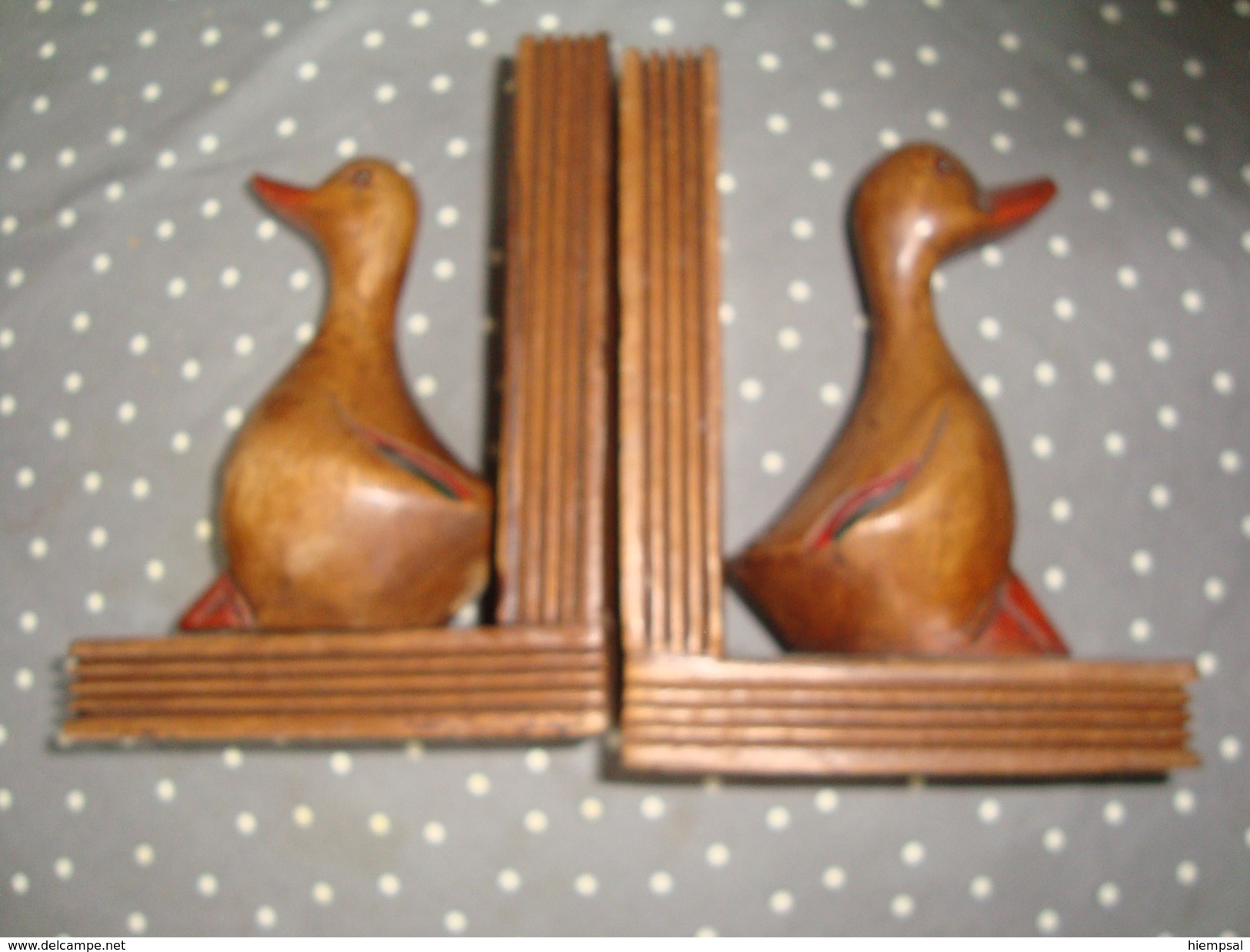 SERRES LIVRES  EN BOIS   THEME  ANIMEAUX  CANARD . - Encriers